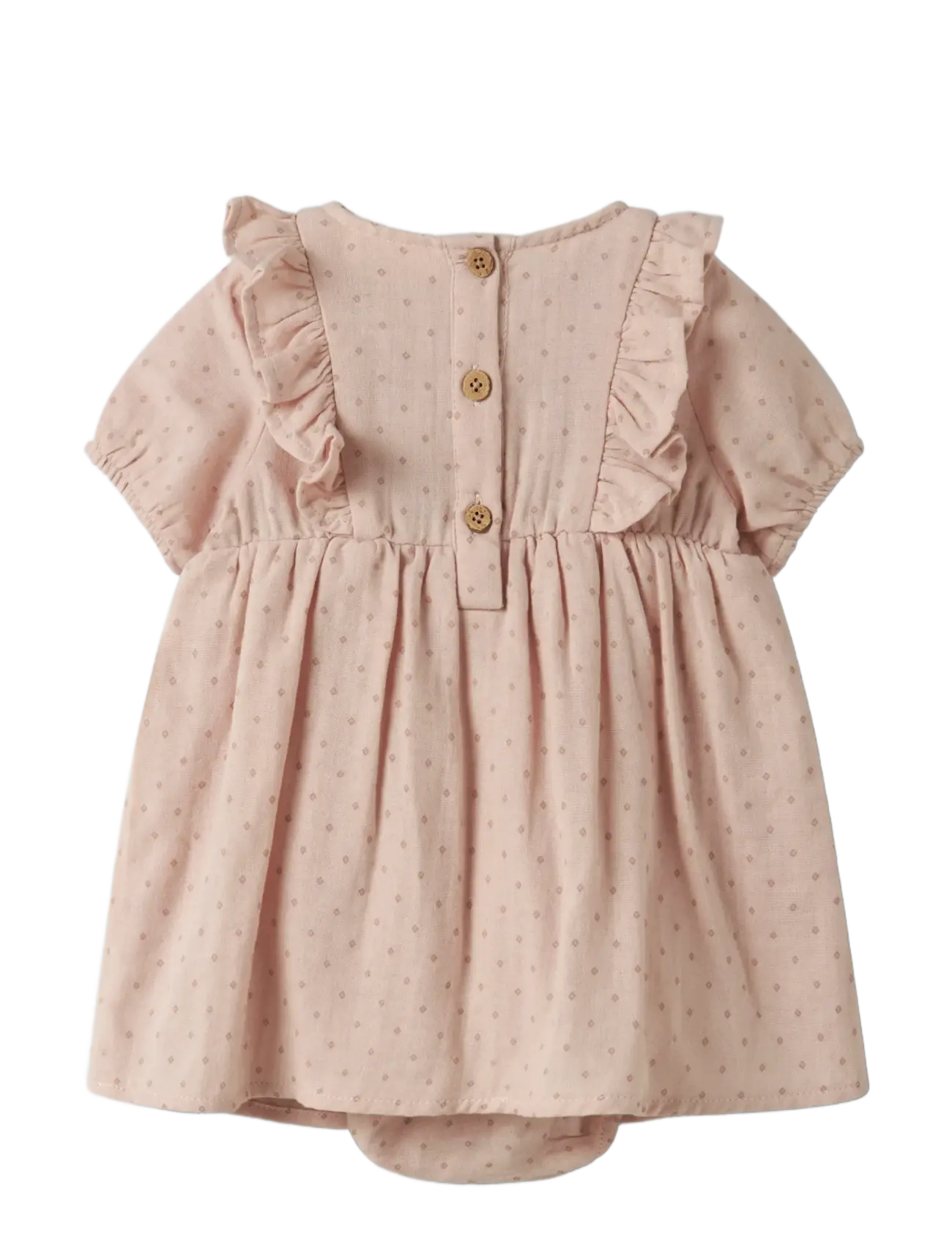 Lil'Atelier - NBFDEMBE SS LOOSE BODY DRESS LIL - kortærmede babykjoler - peach whip - 1