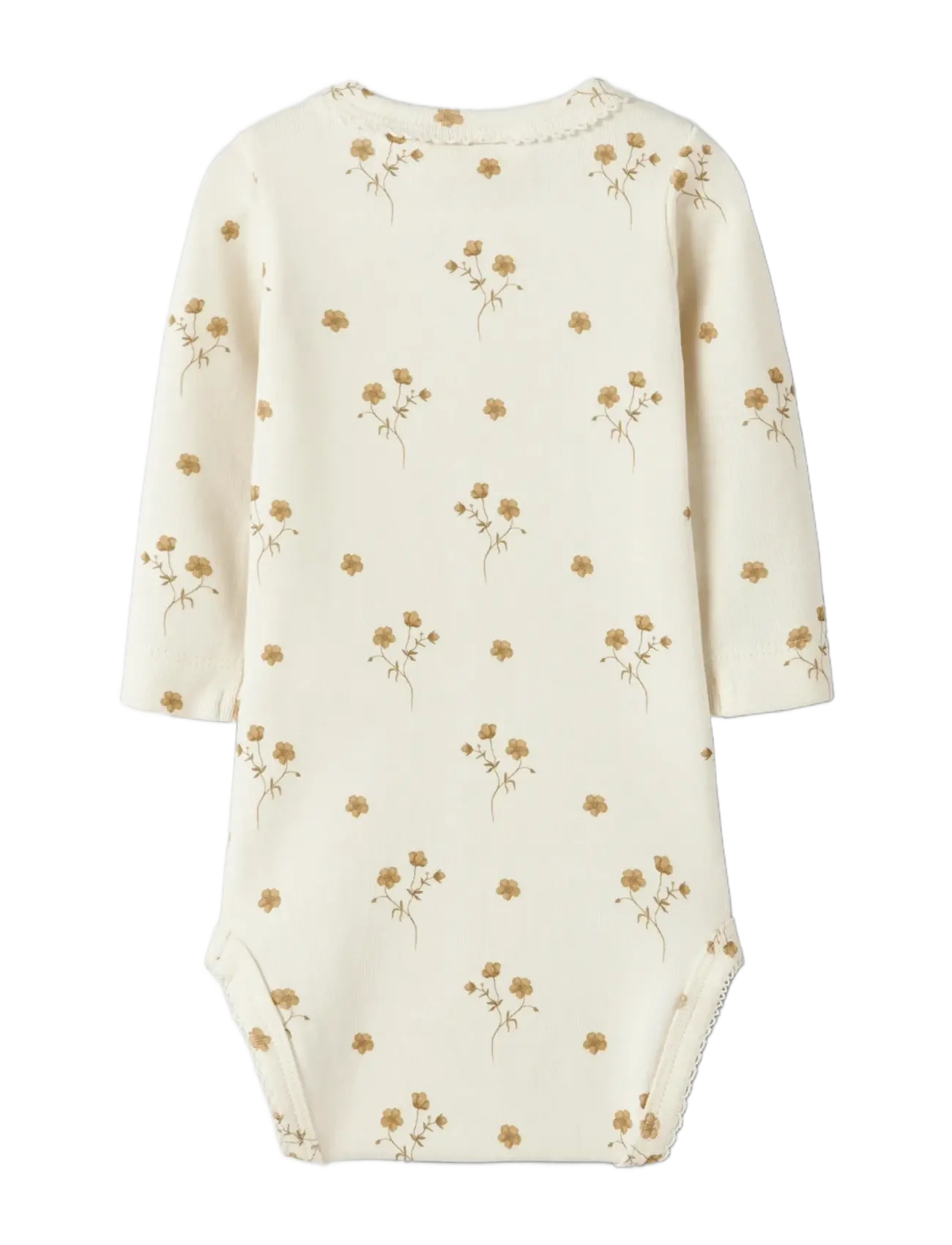 Lil'Atelier - NBFLAYO SIG LS SLIM BODY LIL - langærmede bodyer - coconut milk - 1
