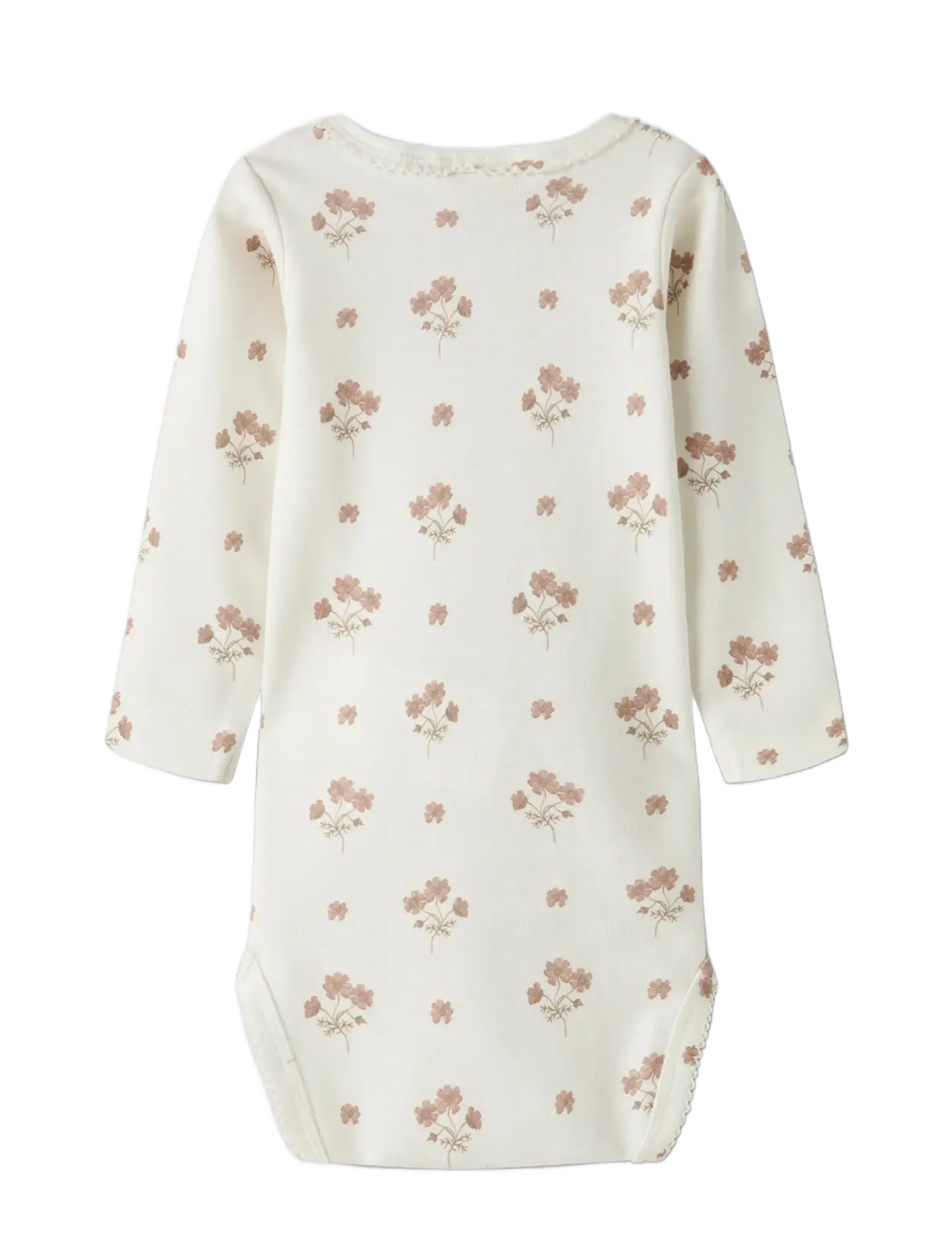 Lil'Atelier - NBFLAYO SIG LS SLIM BODY LIL - langærmede bodyer - coconut milk - 1