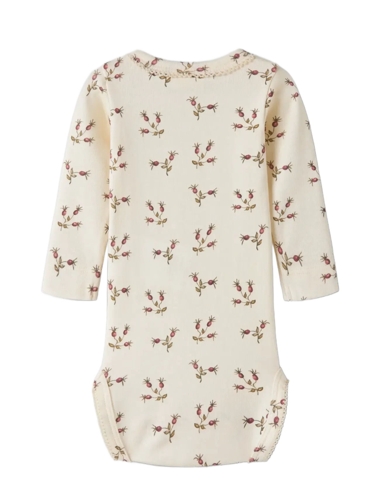 Lil'Atelier - NBFLAYO SIG LS SLIM BODY LIL - pikkade varrukatega bodid - turtledove - 1