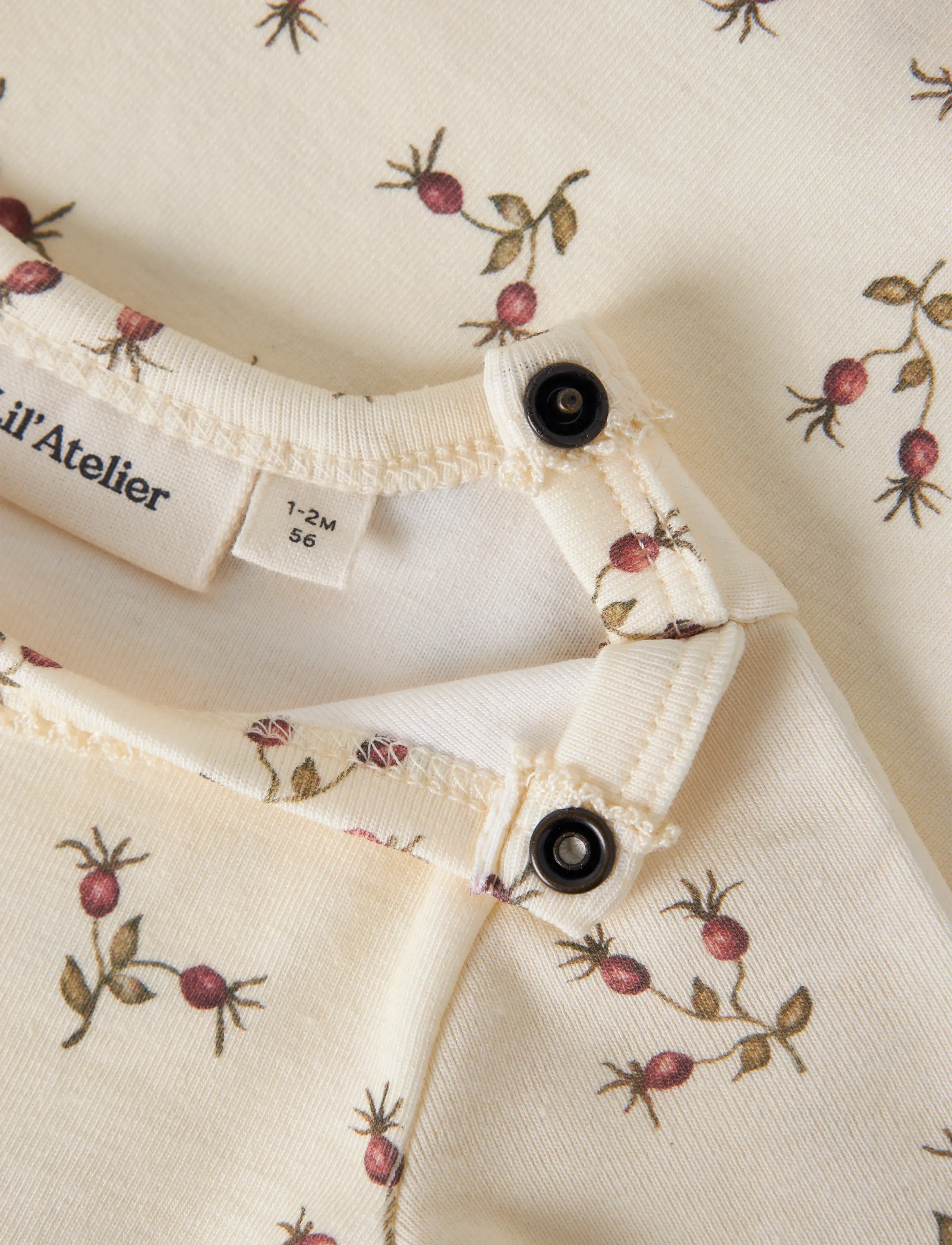 Lil'Atelier - NBFLAYO SIG LS SLIM BODY LIL - pikkade varrukatega bodid - turtledove - 2