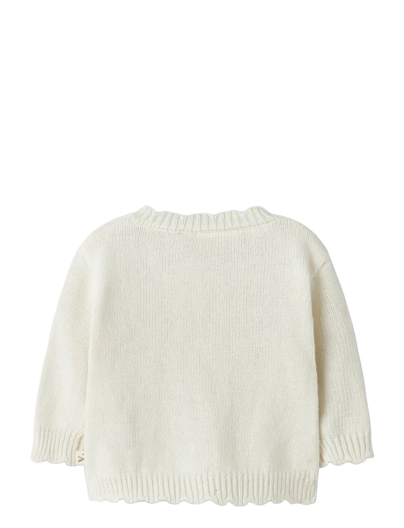 Lil'Atelier - NBFDOLA LS KNIT CARD LIL - coconut milk - 2