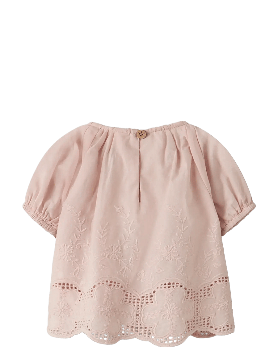 Lil'Atelier - NBFDAYNA SS LOOSE SHIRT LIL - bluser & tunikaer - peach whip - 1