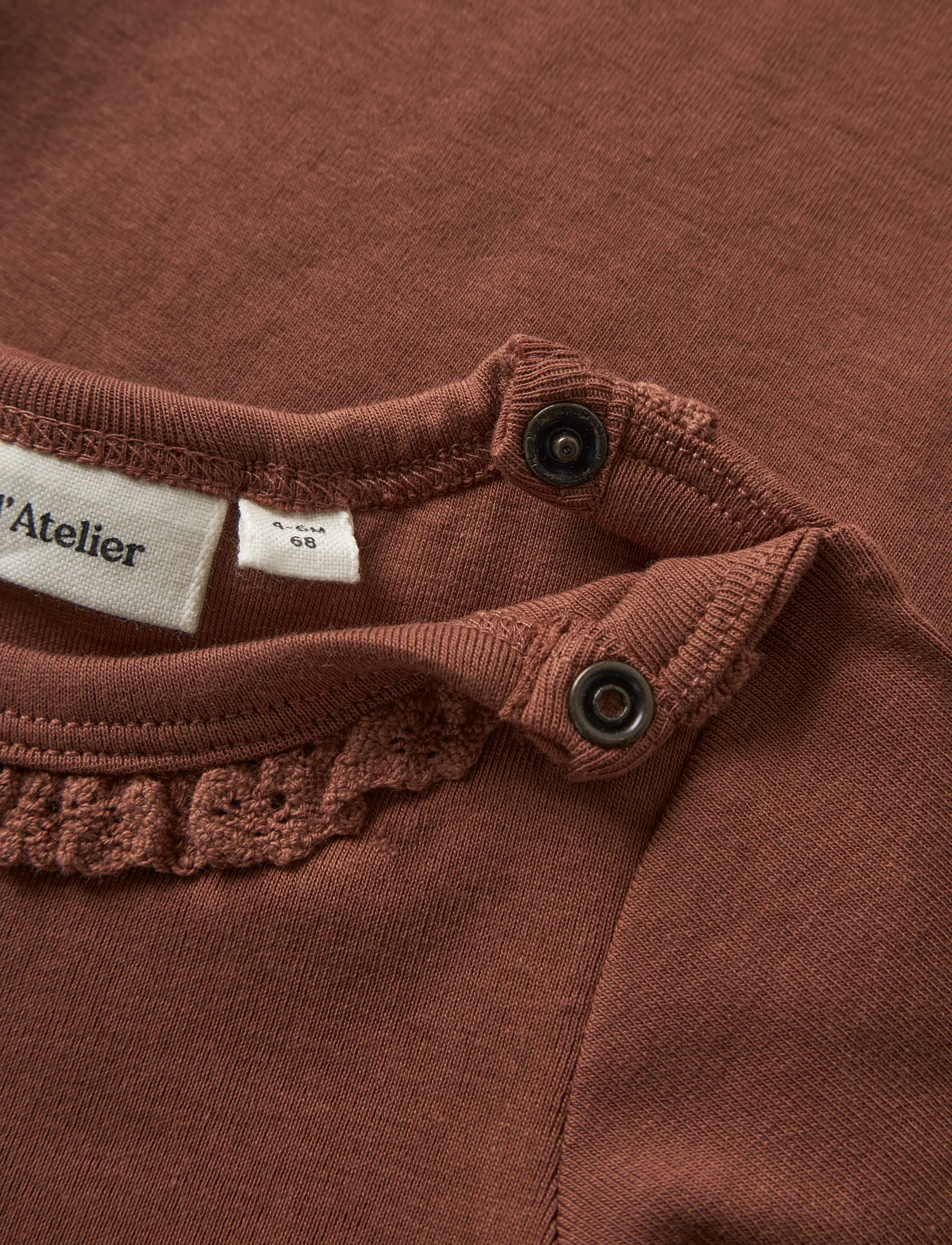 Lil'Atelier - NBFLAYO SUP LS SLIM BODY SOLID LIL - langärmelig - maple syrup - 2