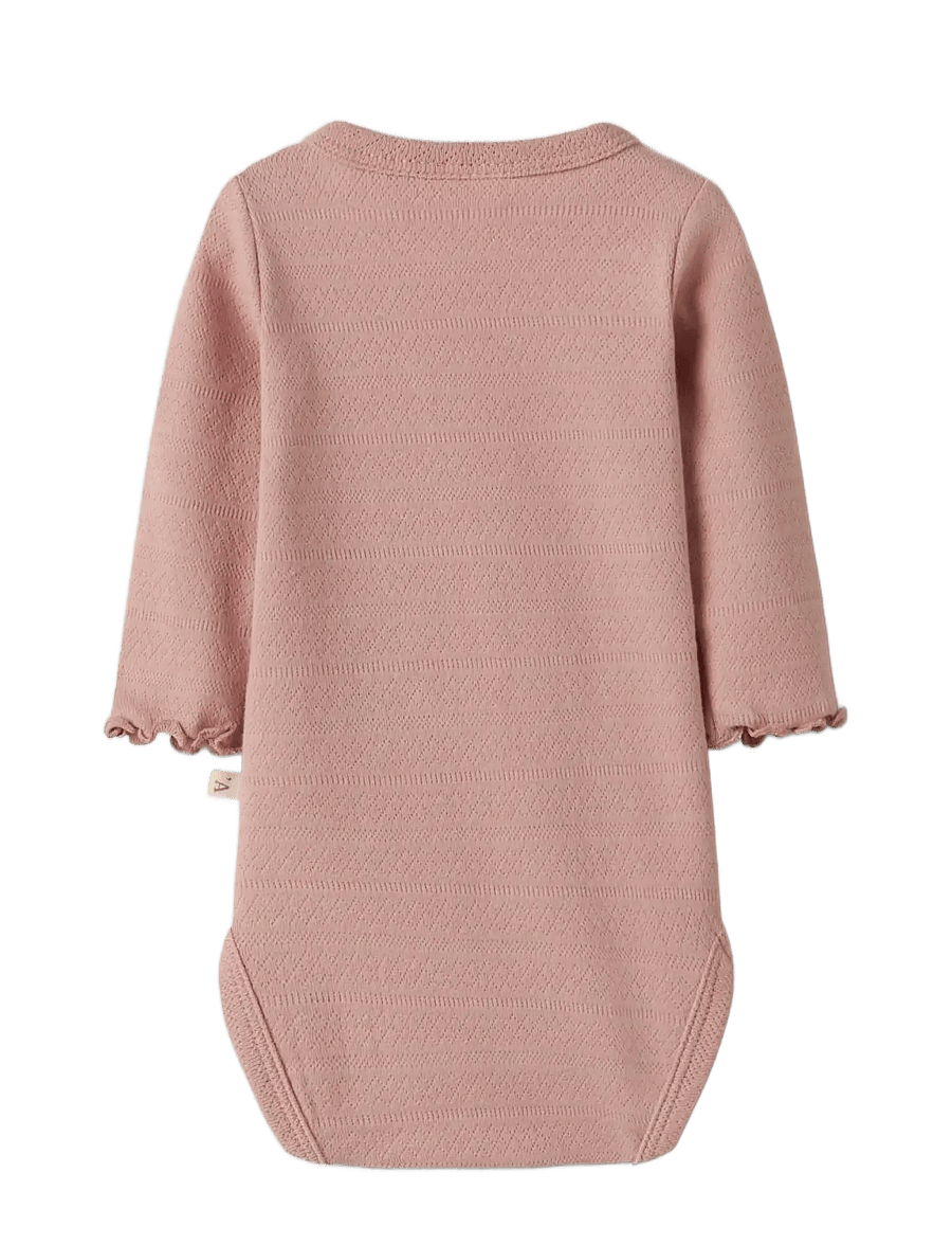 Lil'Atelier - NBFDIMIA LS SLIM BODY LIL - langärmelige bodys - misty rose - 2