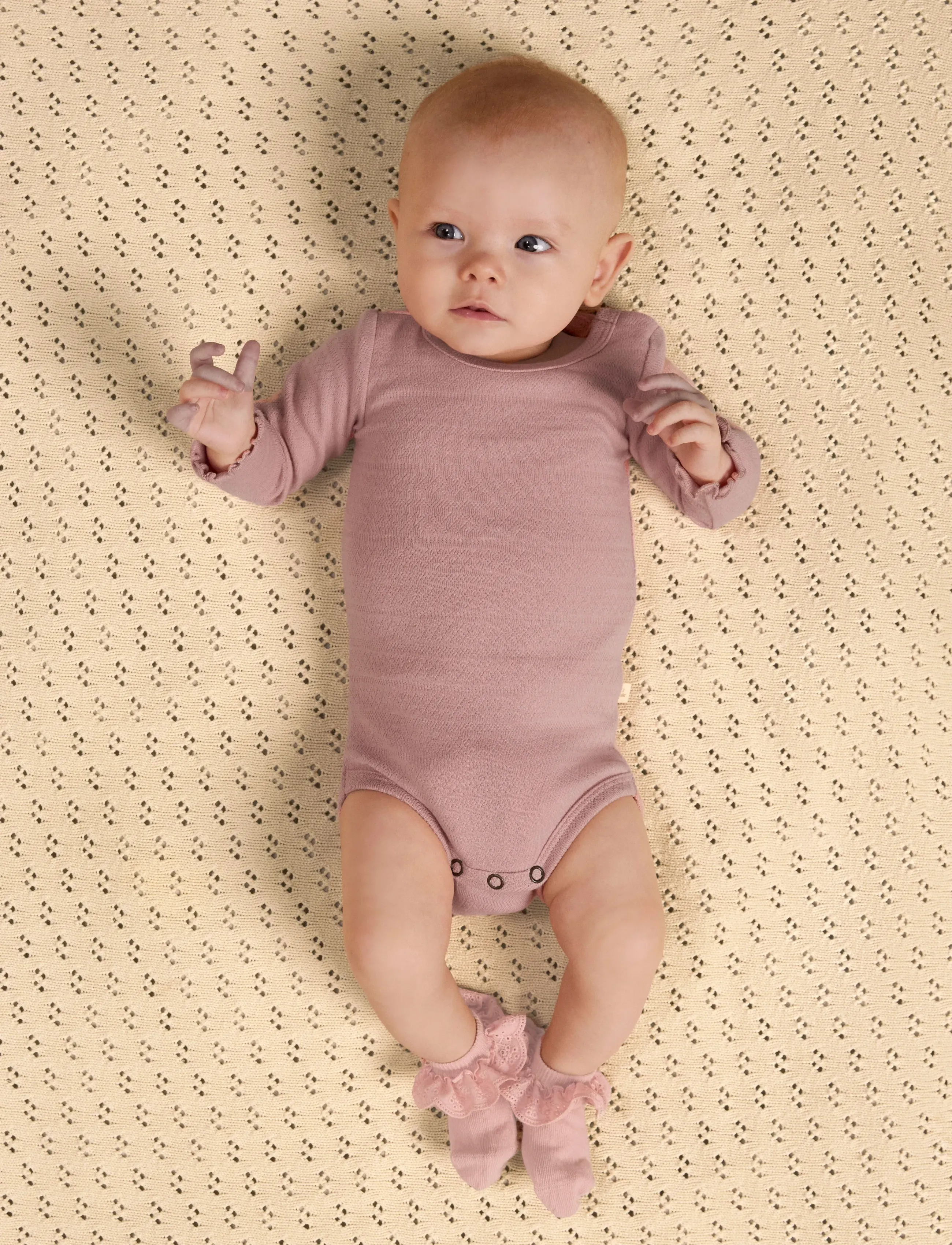 Lil'Atelier - NBFDIMIA LS SLIM BODY LIL - langærmede bodyer - misty rose - 5