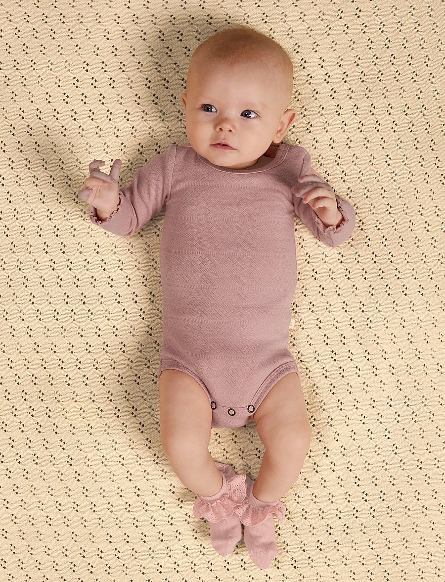 Lil'Atelier - NBFDIMIA LS SLIM BODY LIL - langärmelige bodys - misty rose - 5