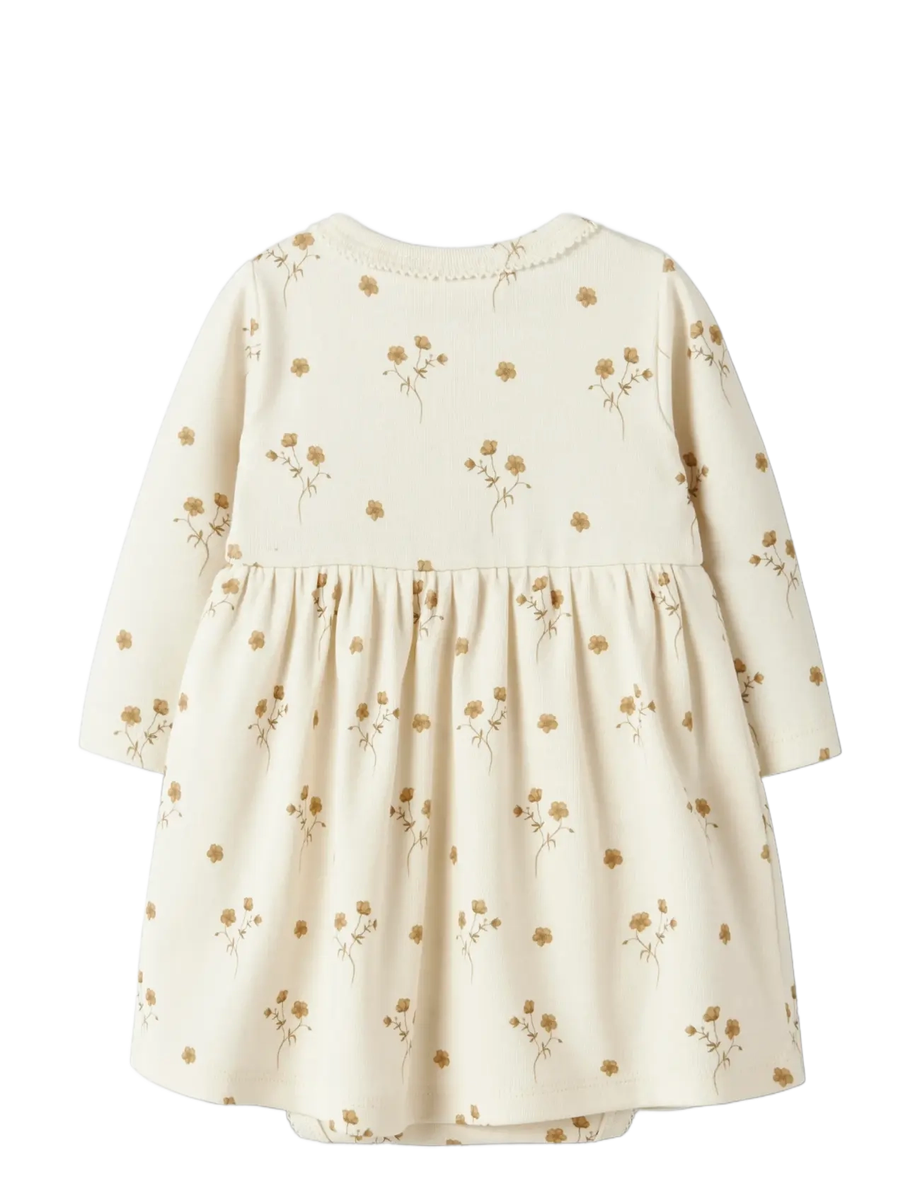 Lil'Atelier - NBFLAYO SIF LS BODY DRESS LIL - robes pour bébés à manches longues - coconut milk - 1