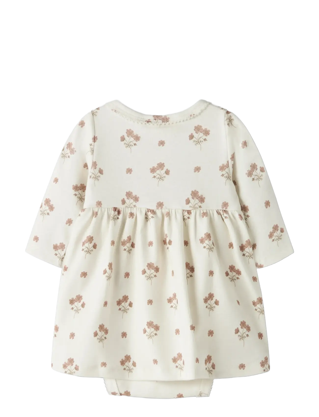 Lil'Atelier - NBFLAYO SIF LS BODY DRESS LIL - robes pour bébés à manches longues - coconut milk - 1