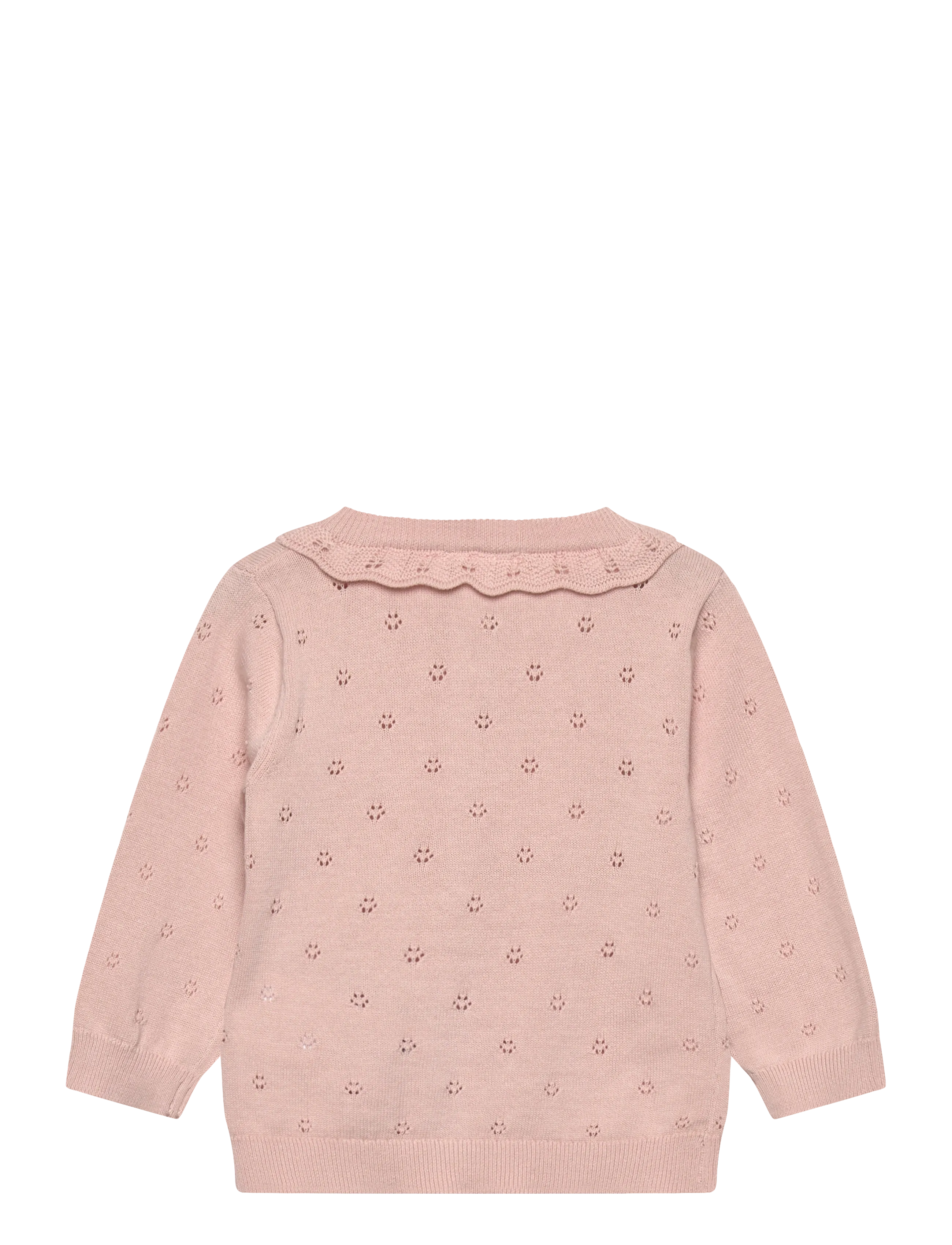 Lil'Atelier - NBFDORINA LS KNIT CARD LIL - gilets - peach whip - 1
