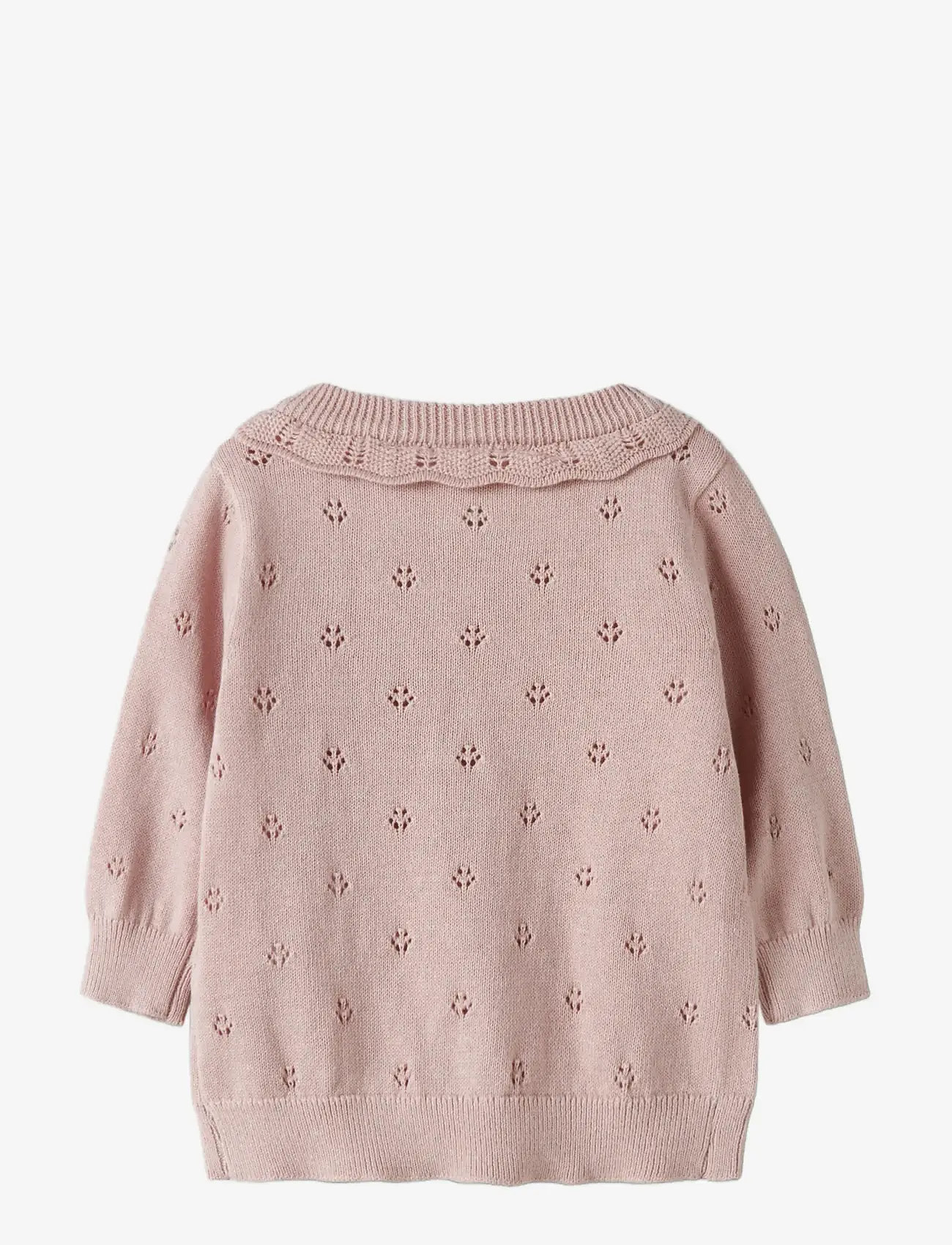 Lil'Atelier - NBFDORINA LS KNIT CARD LIL - cardigans - peach whip - 3