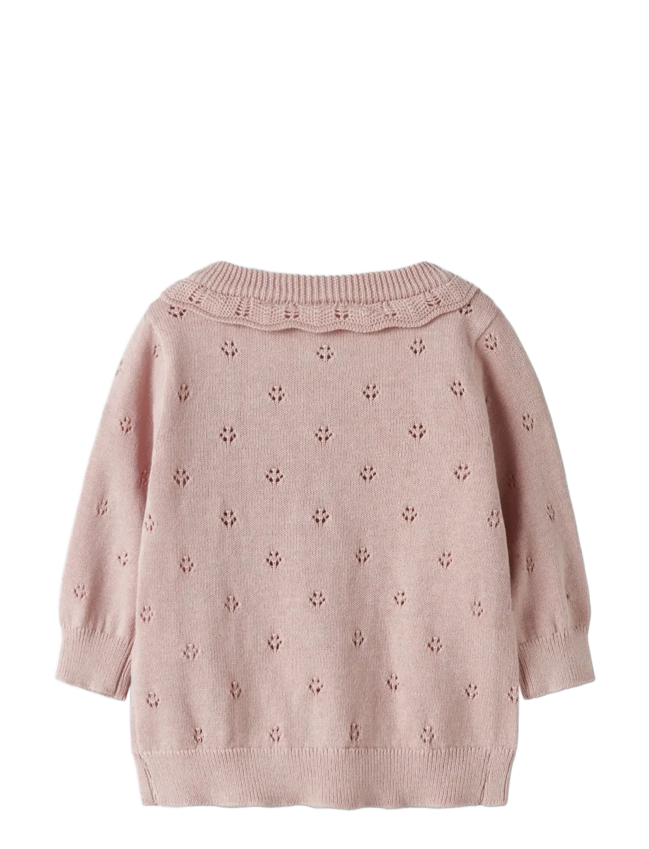 Lil'Atelier - NBFDORINA LS KNIT CARD LIL - gilets - peach whip - 3