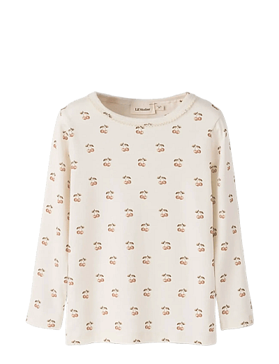 Nmflayo Sig Ls Slim Top Lil - LangæRmede T-Shirts