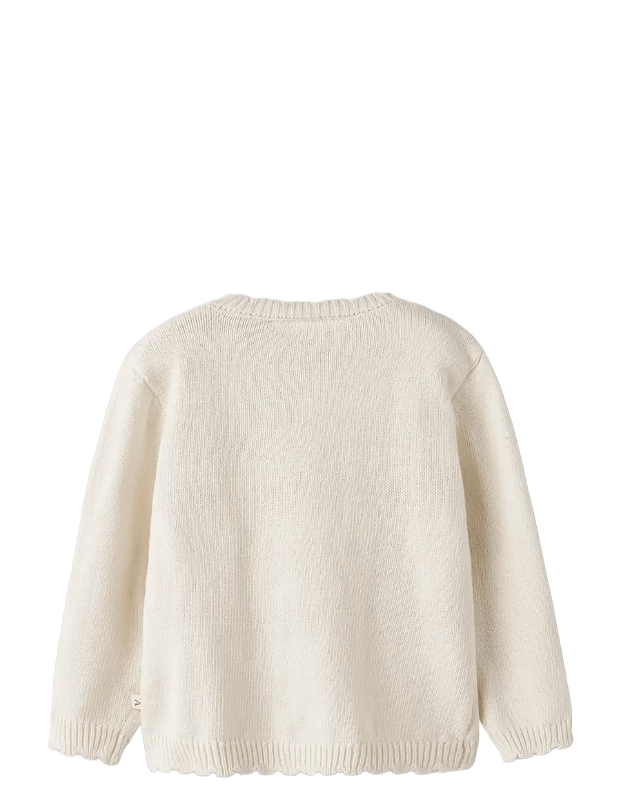 Lil'Atelier - NMFDOLA LS KNIT CARD LIL - cardigans - coconut milk - 2