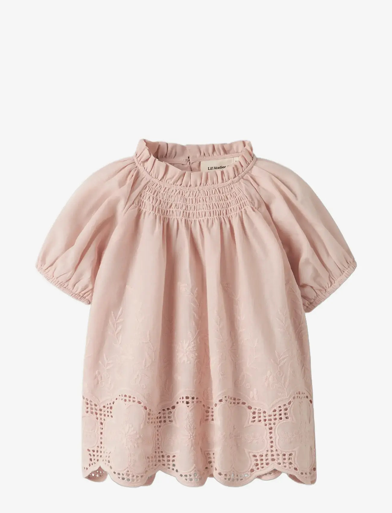 Lil'Atelier - NMFDAYNA SS LOOSE SHIRT LIL - kortærmede skjorter - peach whip - 0
