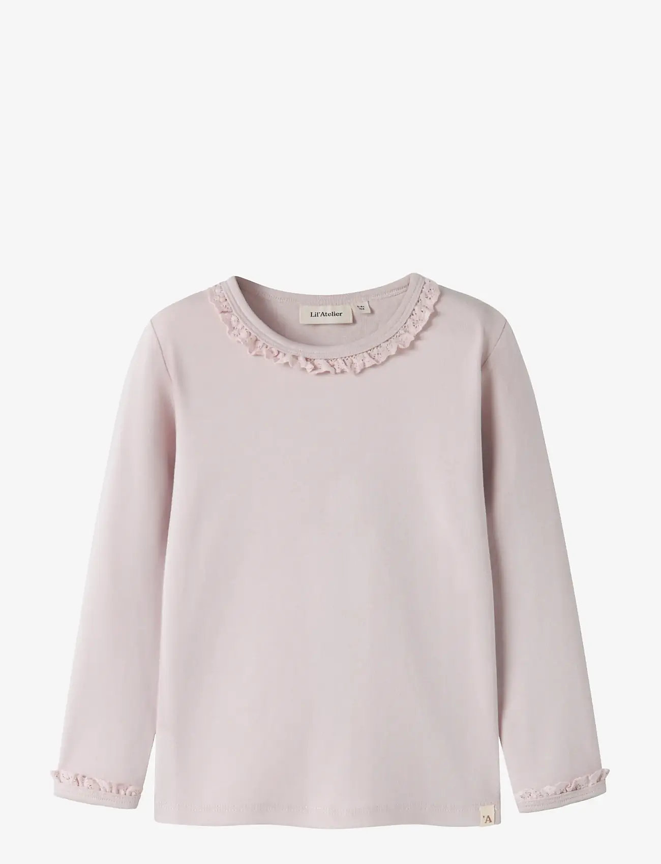Lil'Atelier - NMFLAYO SUP LS SLIM TOP SOLID LIL - langärmelig - hushed violet - 0