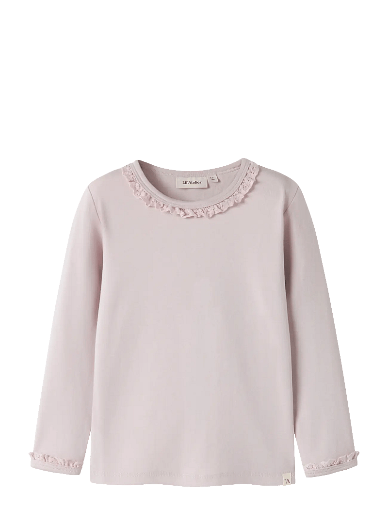 Lil'Atelier - NMFLAYO SUP LS SLIM TOP SOLID LIL - langärmelig - hushed violet - 0