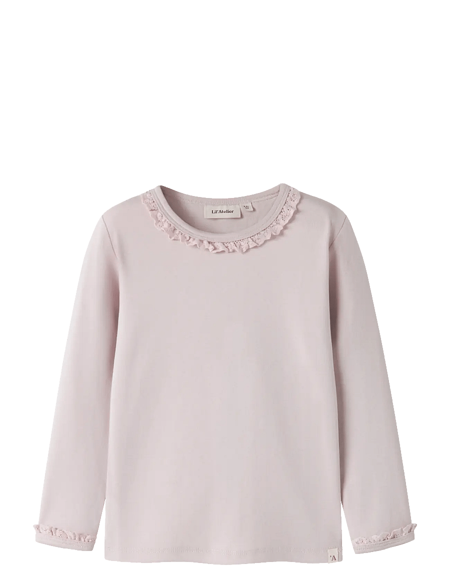 Lil'Atelier - NMFLAYO SUP LS SLIM TOP SOLID LIL - langärmelig - hushed violet - 0