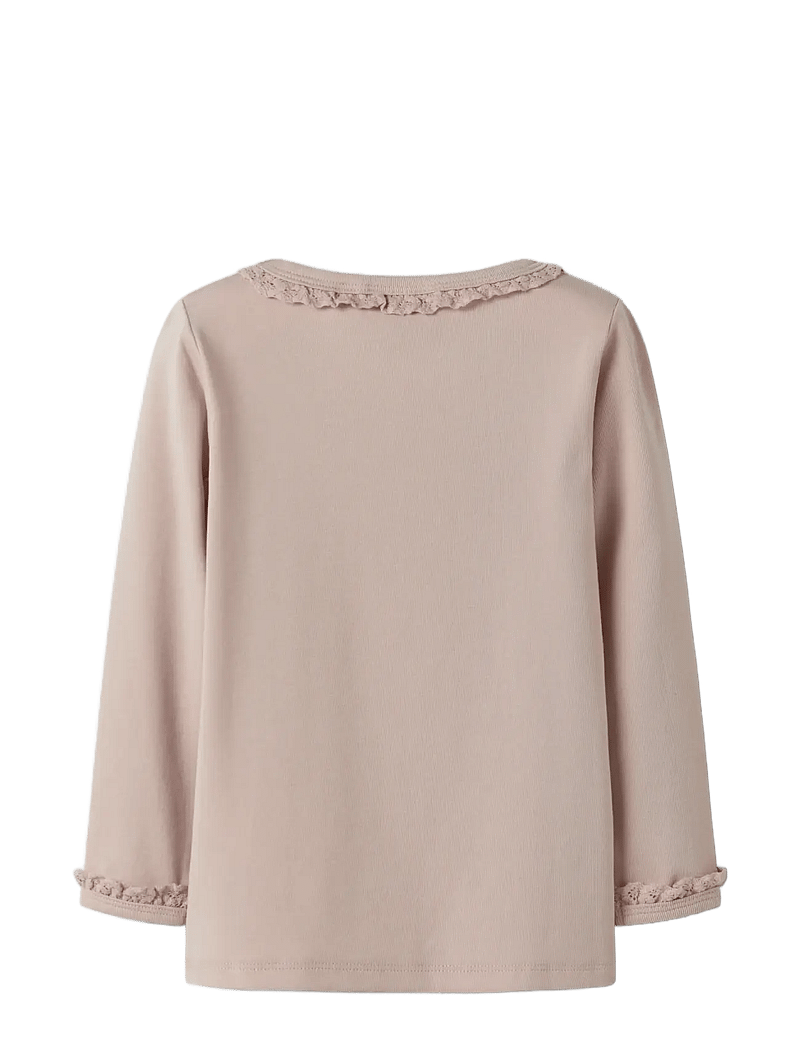 Lil'Atelier - NMFLAYO SUP LS SLIM TOP SOLID LIL - langärmelig - peach whip - 1