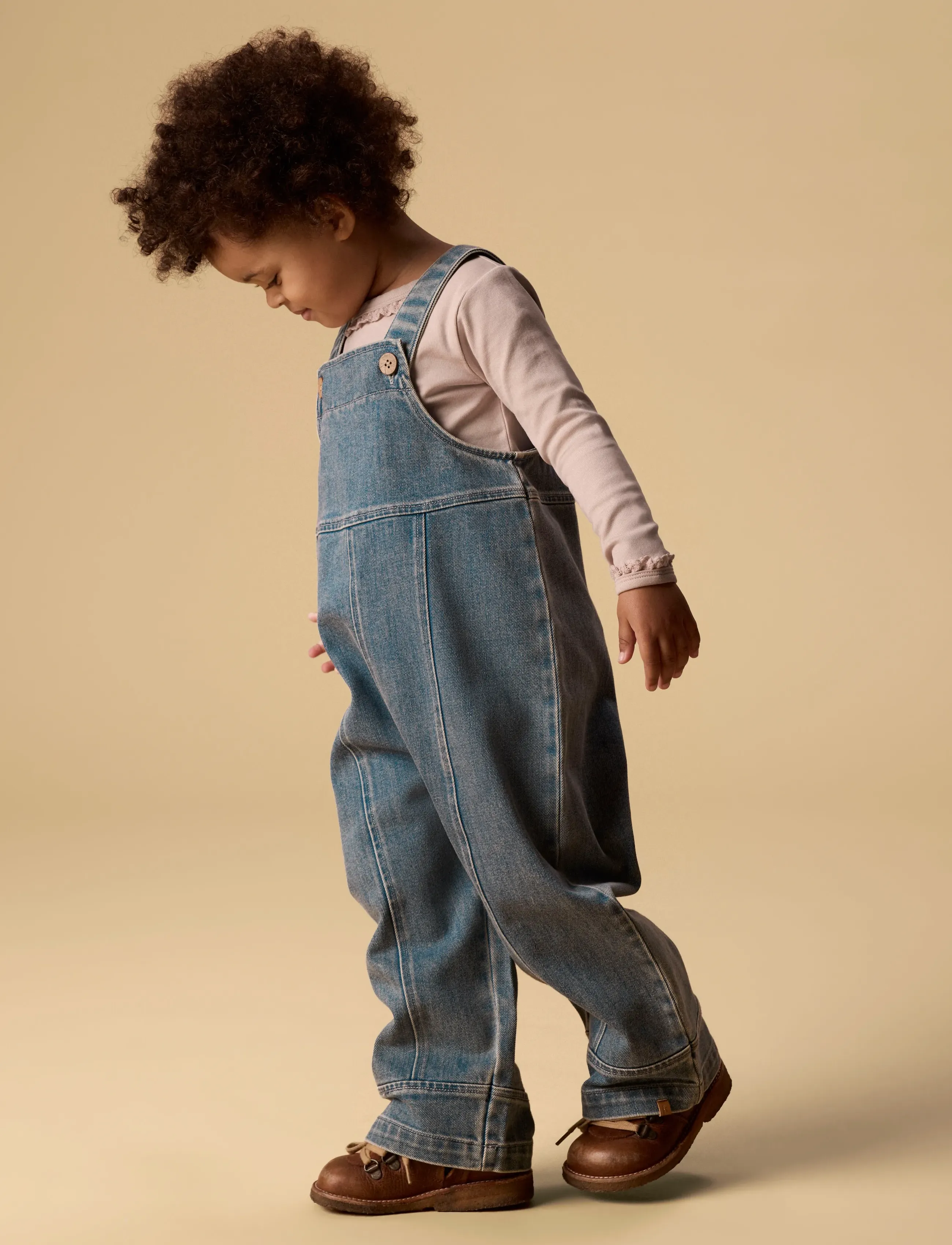 Lil'Atelier - NMFLAYO SUP LS SLIM TOP SOLID LIL - langærmede t-shirts - peach whip - 2