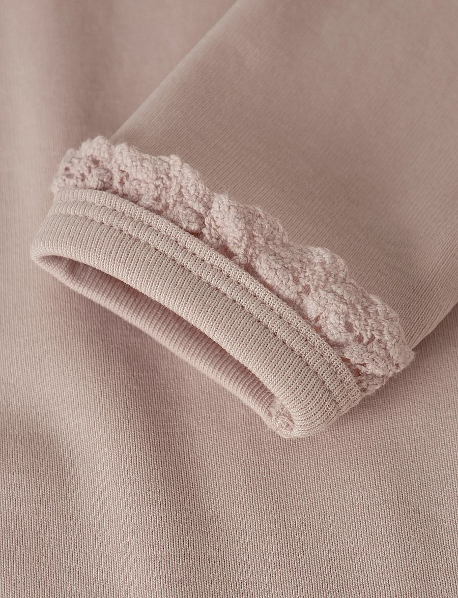 Lil'Atelier - NMFLAYO SUP LS SLIM TOP SOLID LIL - langærmede t-shirts - peach whip - 4