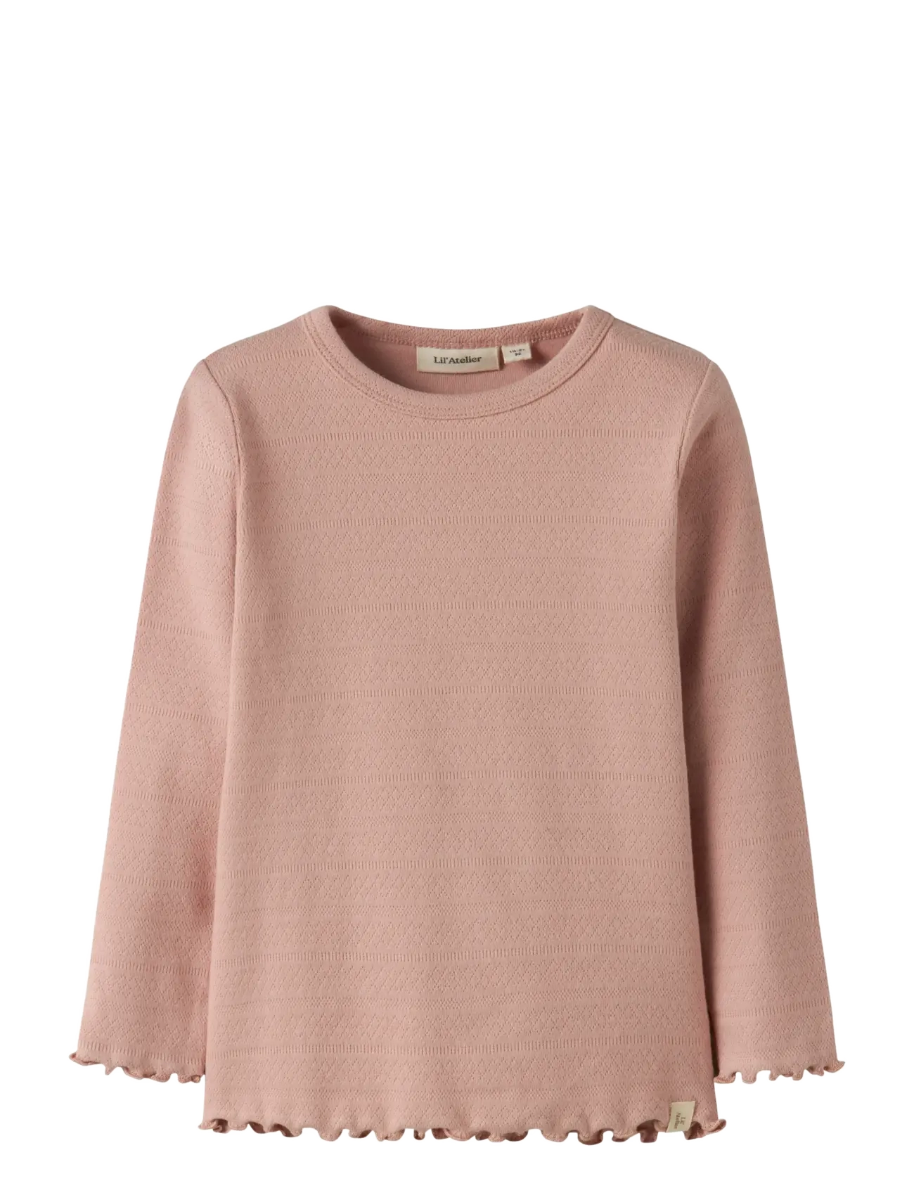 Lil'Atelier NMFDIMIA LS SLIM TOP LIL - Kläder - MISTY ROSE / pink/rose