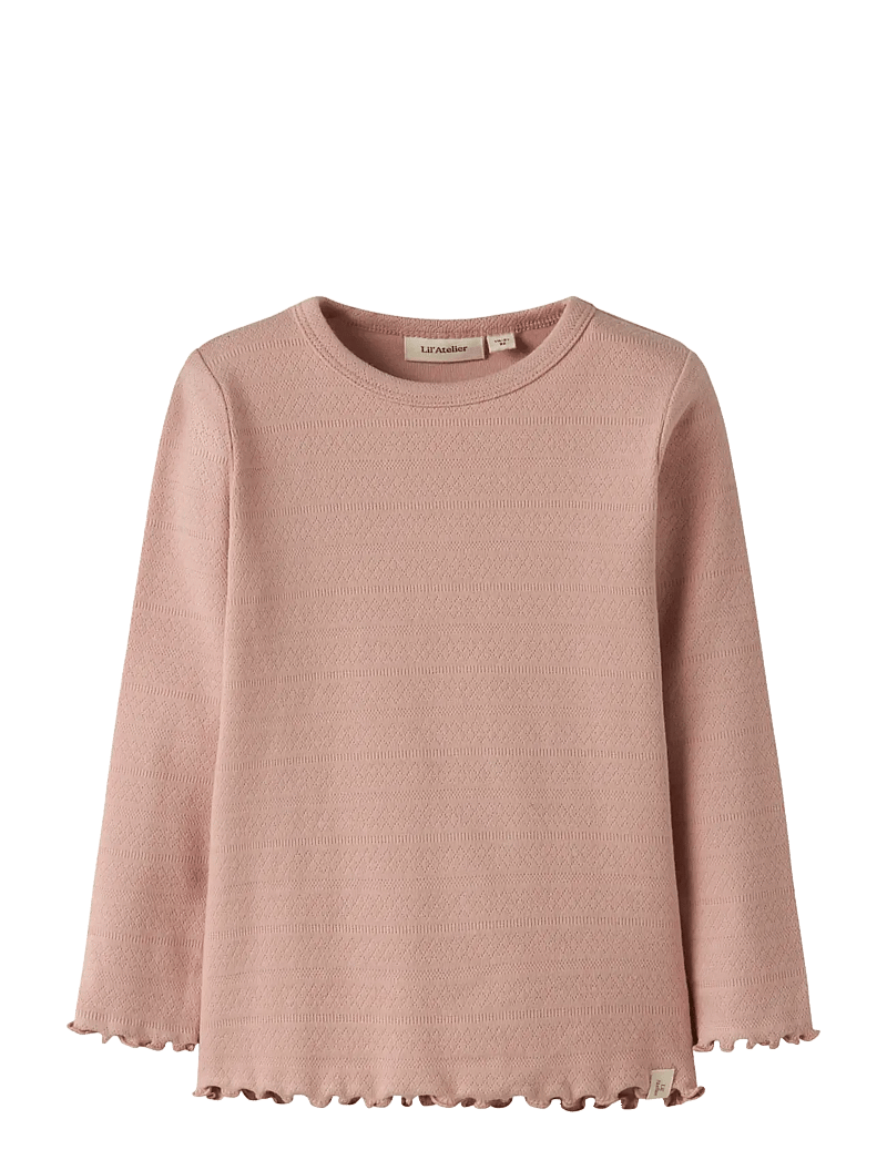 Lil'Atelier - NMFDIMIA LS SLIM TOP LIL - misty rose - 1