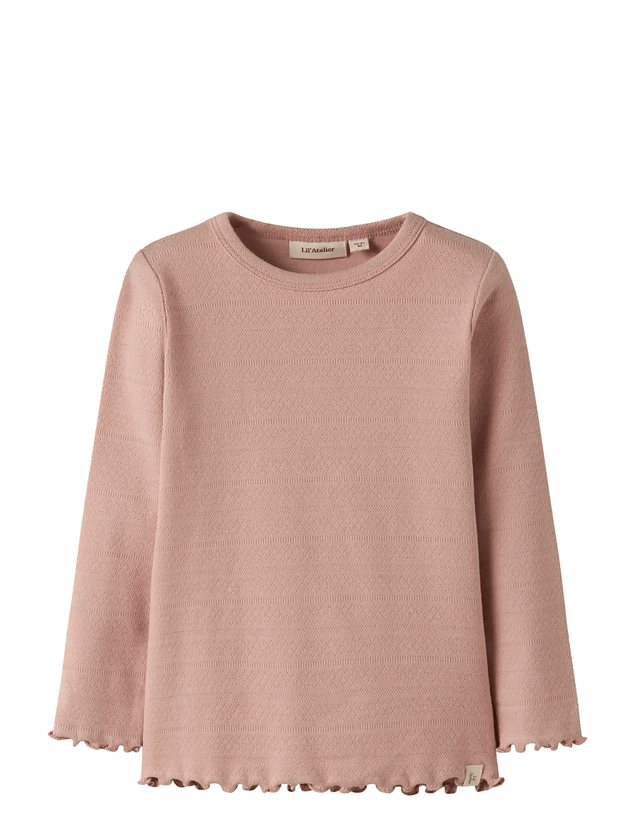 Lil'Atelier - NMFDIMIA LS SLIM TOP LIL - misty rose - 1