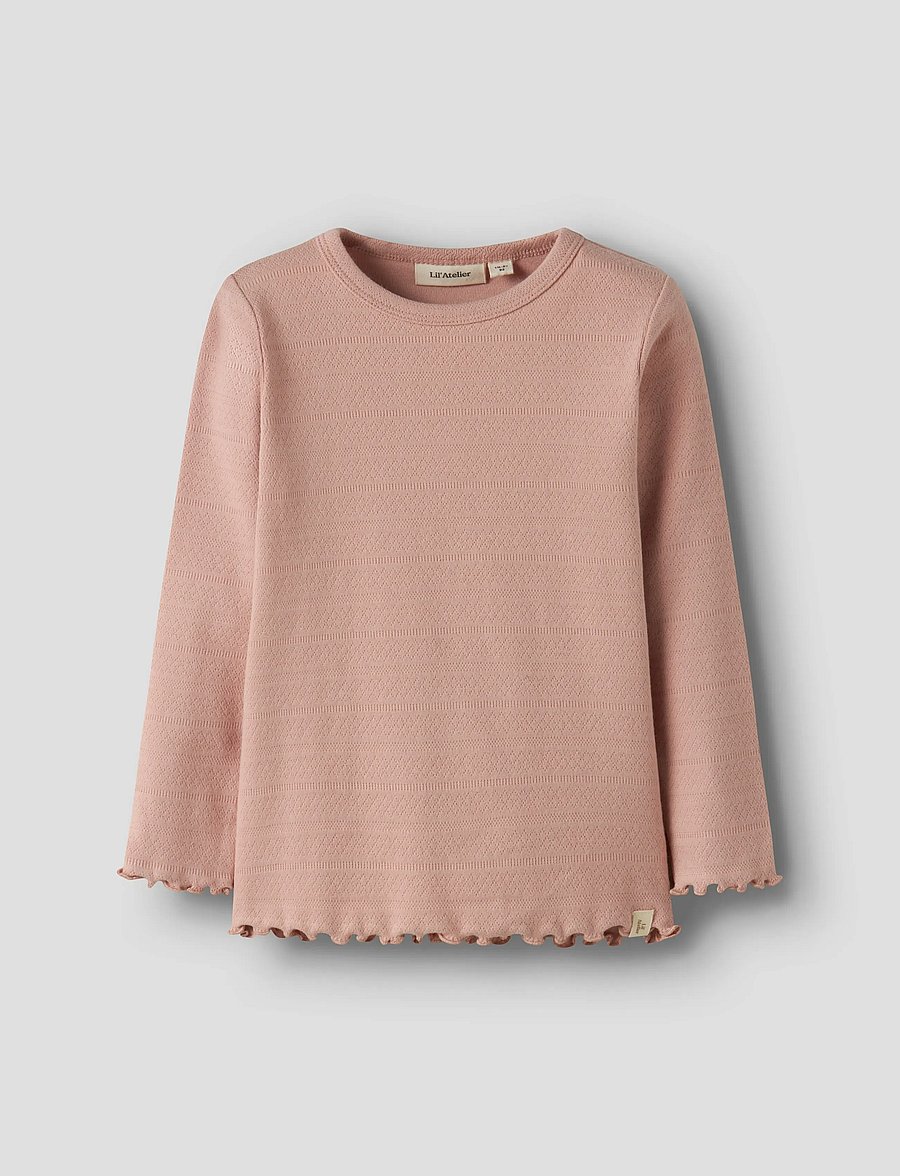 Lil'Atelier - NMFDIMIA LS SLIM TOP LIL - misty rose - 0