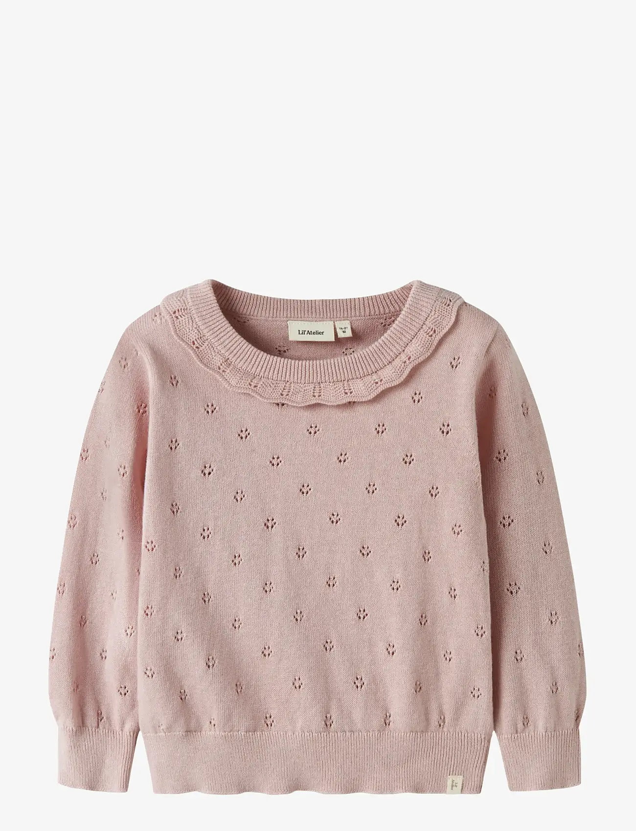 Lil'Atelier - NMFDORINA LS KNIT LIL - trøjer - peach whip - 0