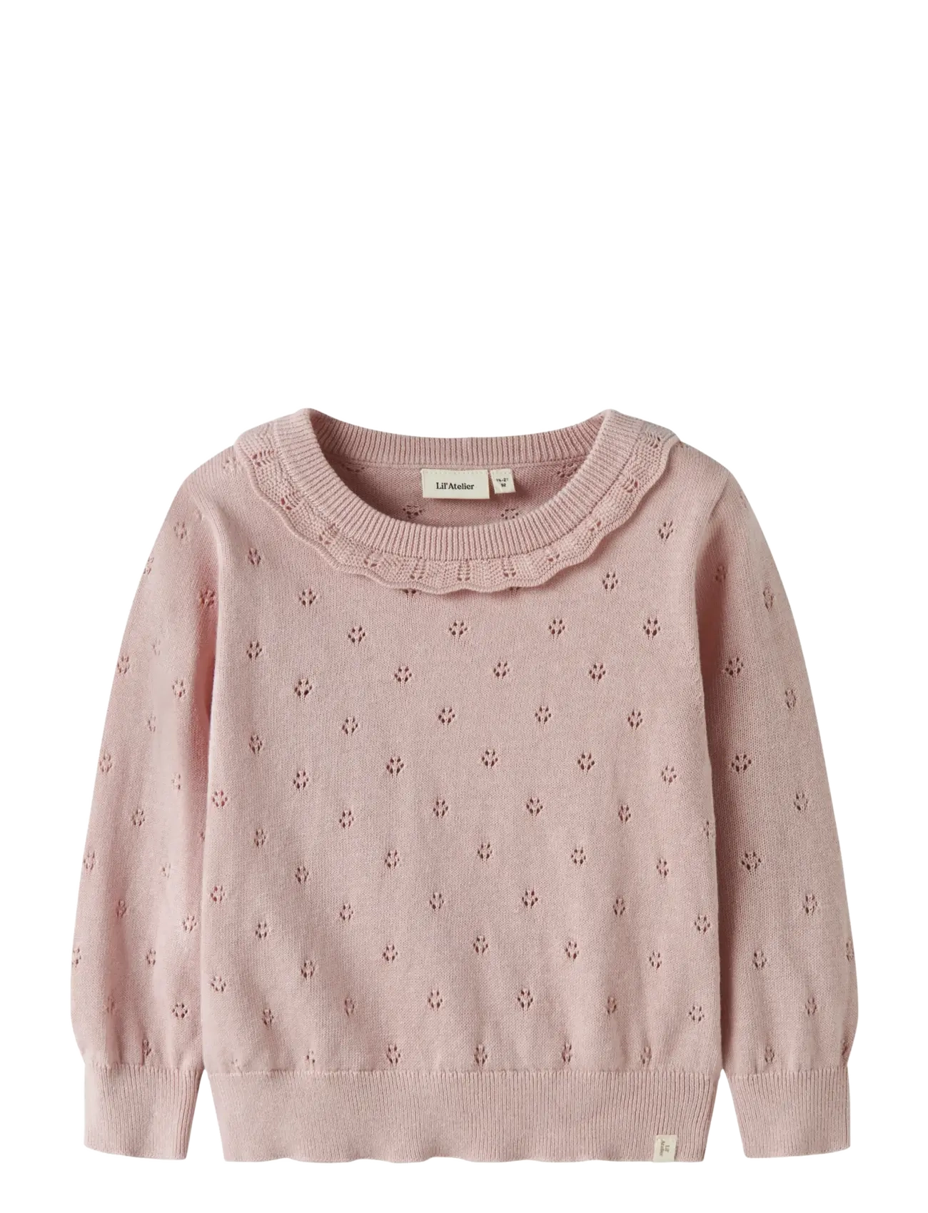 Lil'Atelier NMFDORINA LS KNIT LIL - Shop by age - PEACH WHIP / pink/rose