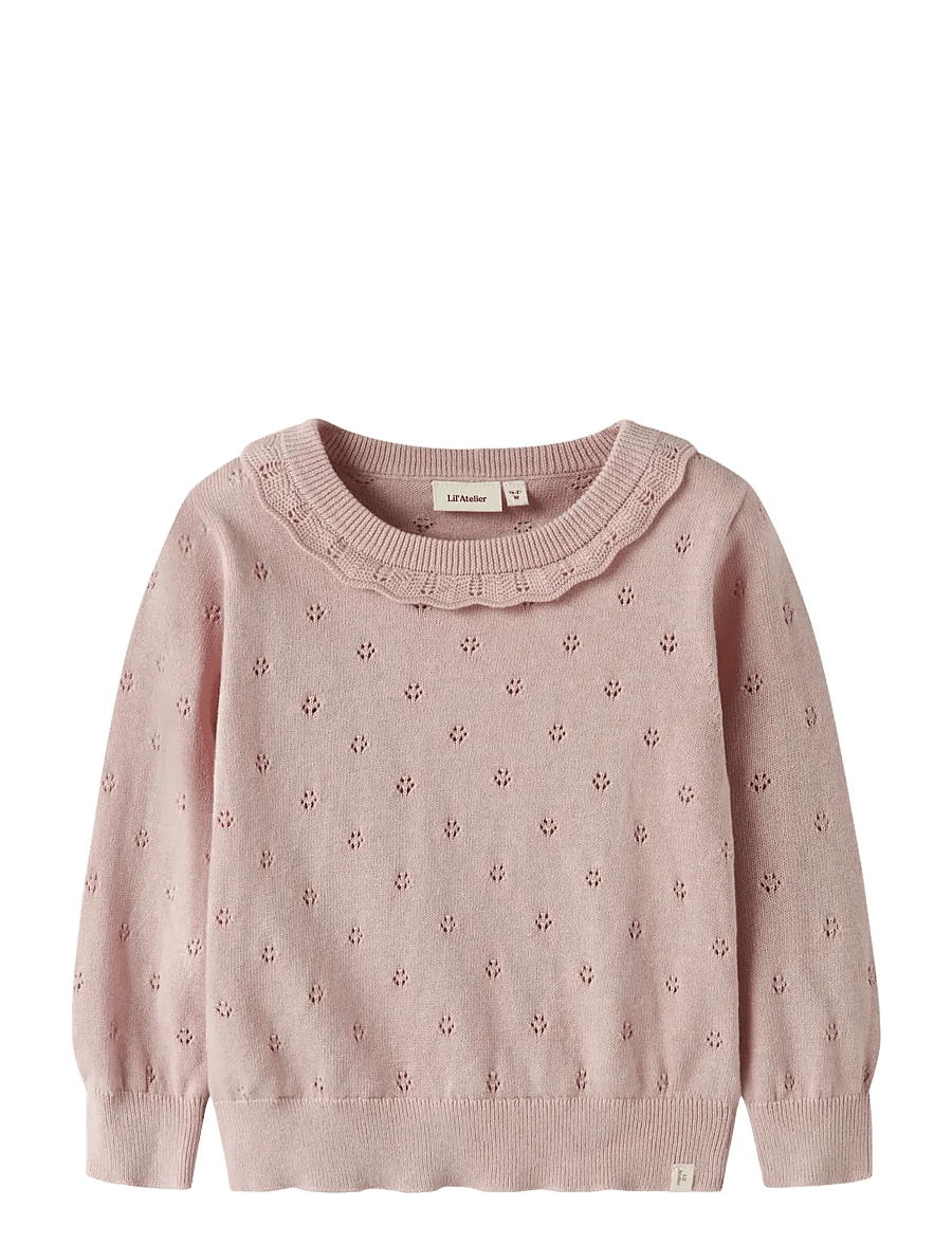 Lil'Atelier - NMFDORINA LS KNIT LIL - pullover - peach whip - 0