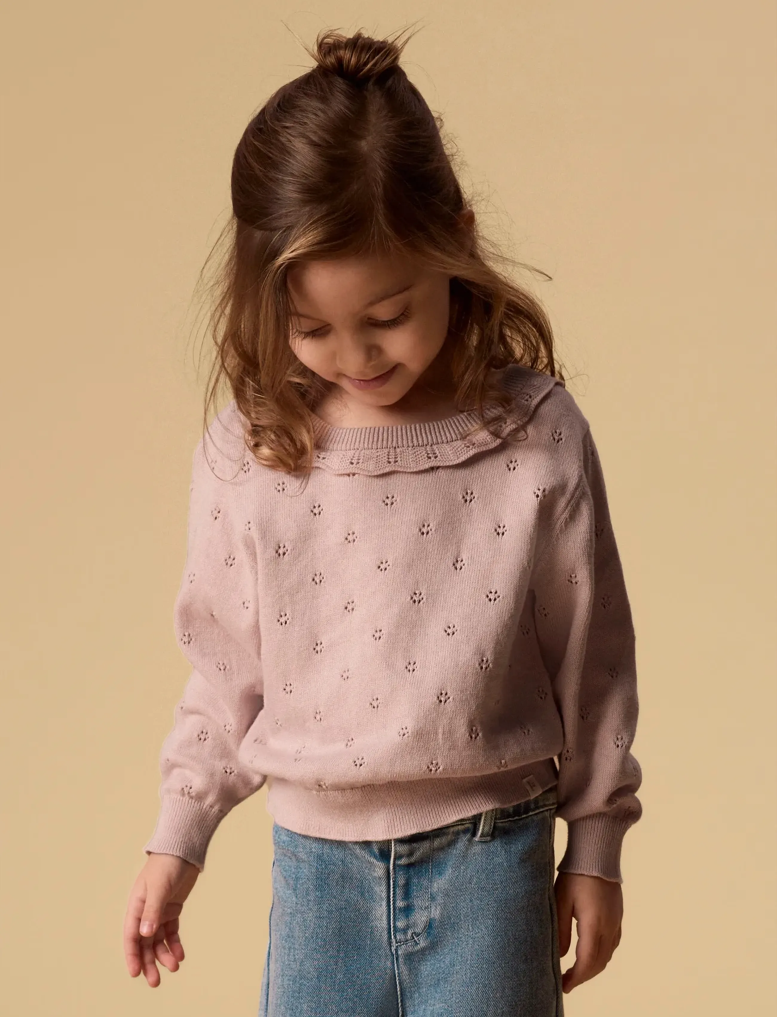 Lil'Atelier - NMFDORINA LS KNIT LIL - pullover - peach whip - 2