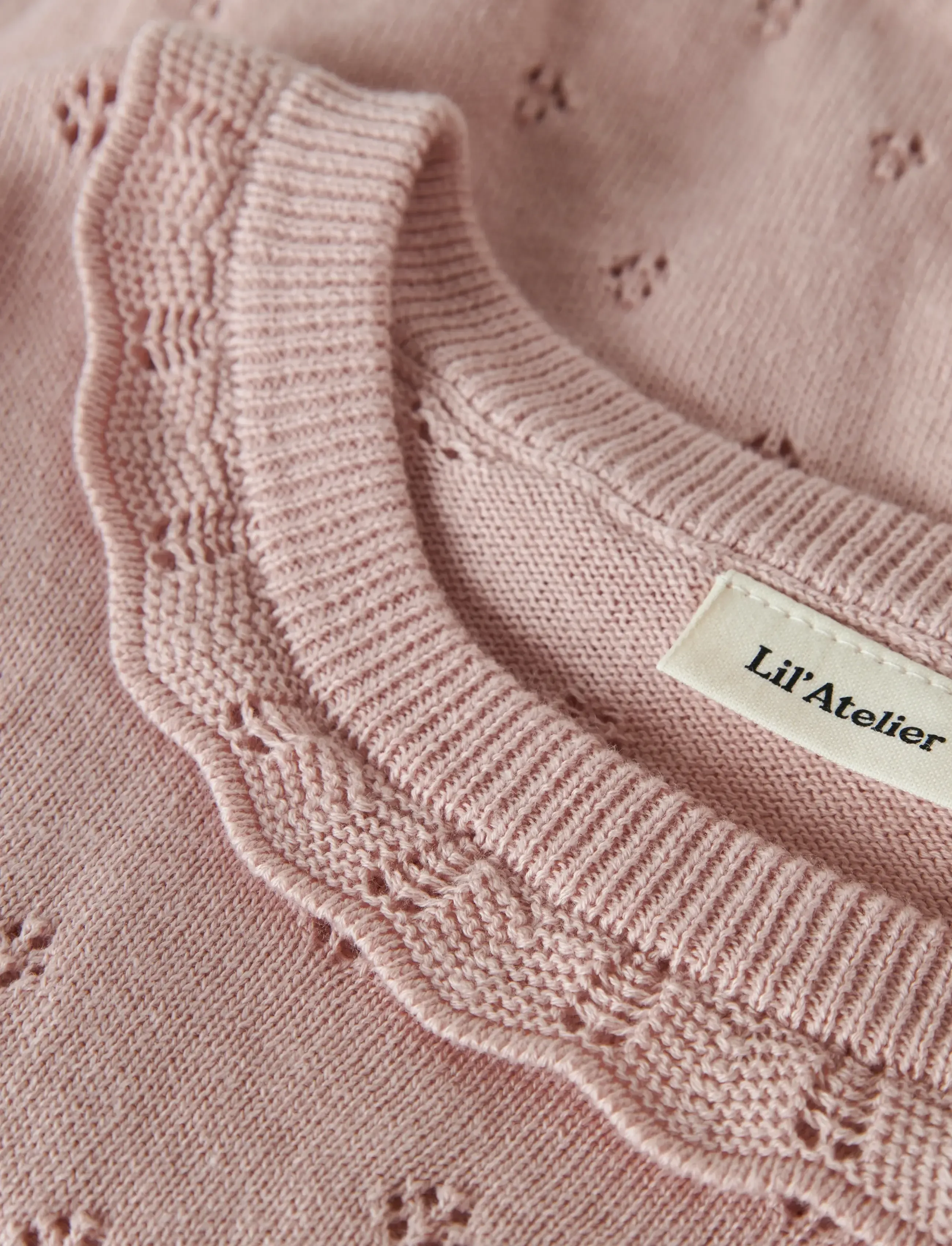 Lil'Atelier - NMFDORINA LS KNIT LIL - pullover - peach whip - 4