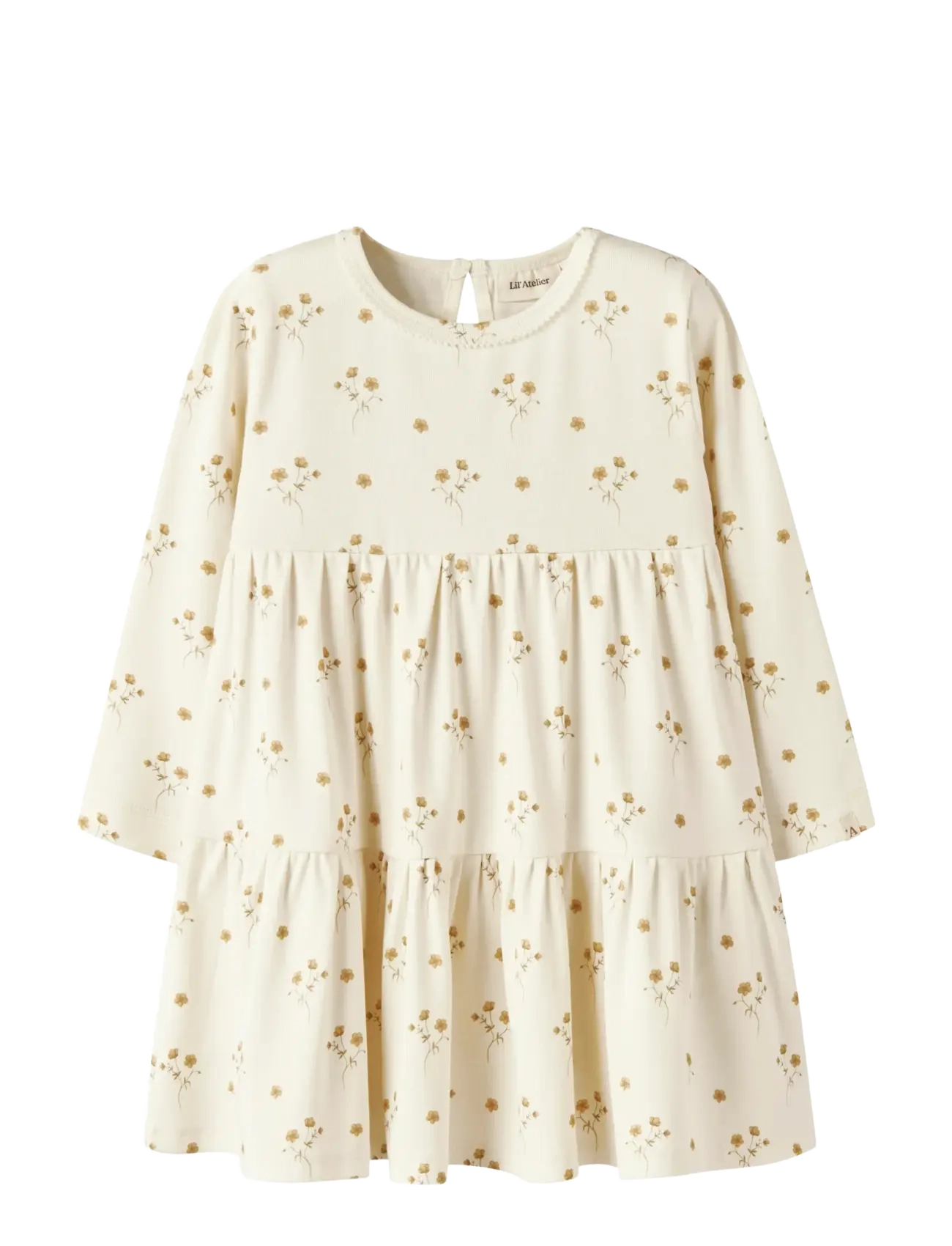 Lil'Atelier NMFLAYO SIF LS DRESS LIL - Kleidung - COCONUT MILK / cream