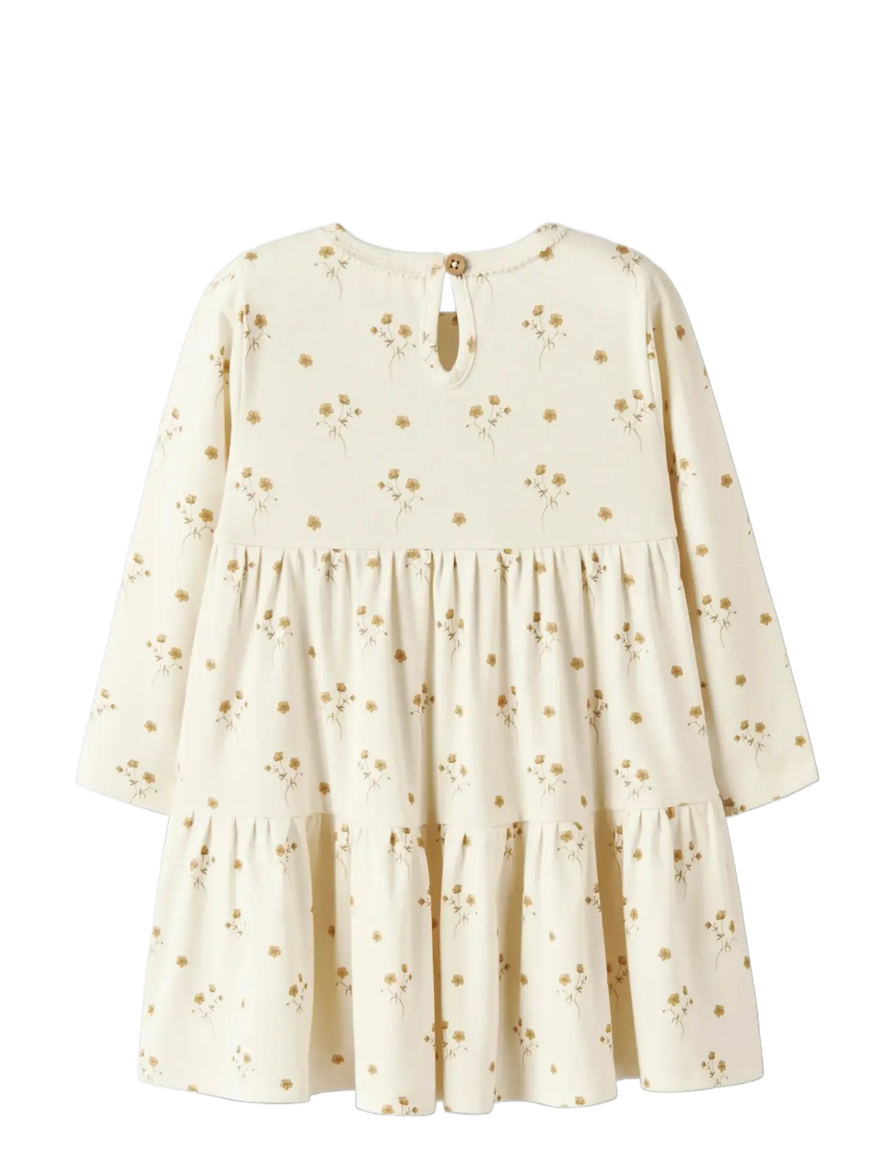 Lil'Atelier - NMFLAYO SIF LS DRESS LIL - langærmede babykjoler - coconut milk - 2