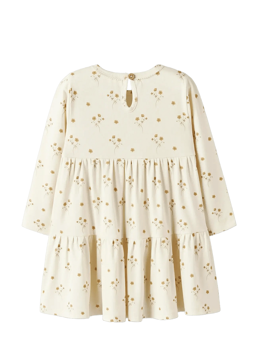 Lil'Atelier - NMFLAYO SIF LS DRESS LIL - langærmede babykjoler - coconut milk - 2