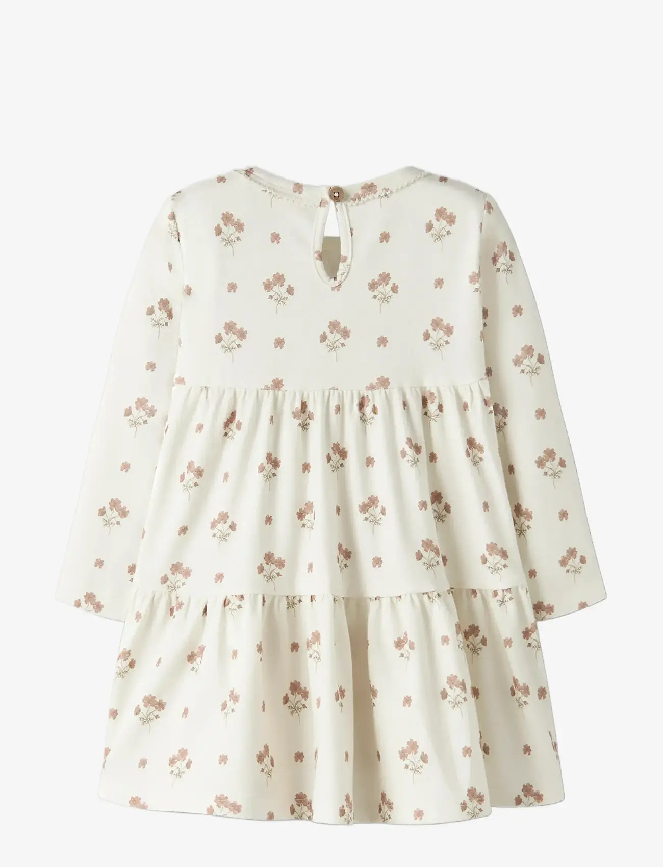Lil'Atelier - NMFLAYO SIF LS DRESS LIL - langærmede babykjoler - coconut milk - 1