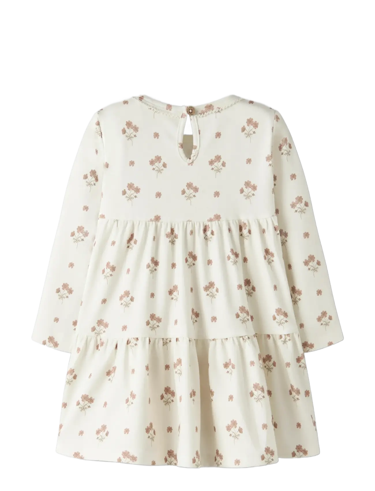 Lil'Atelier - NMFLAYO SIF LS DRESS LIL - pikkade varrukatega beebi kleidid - coconut milk - 1