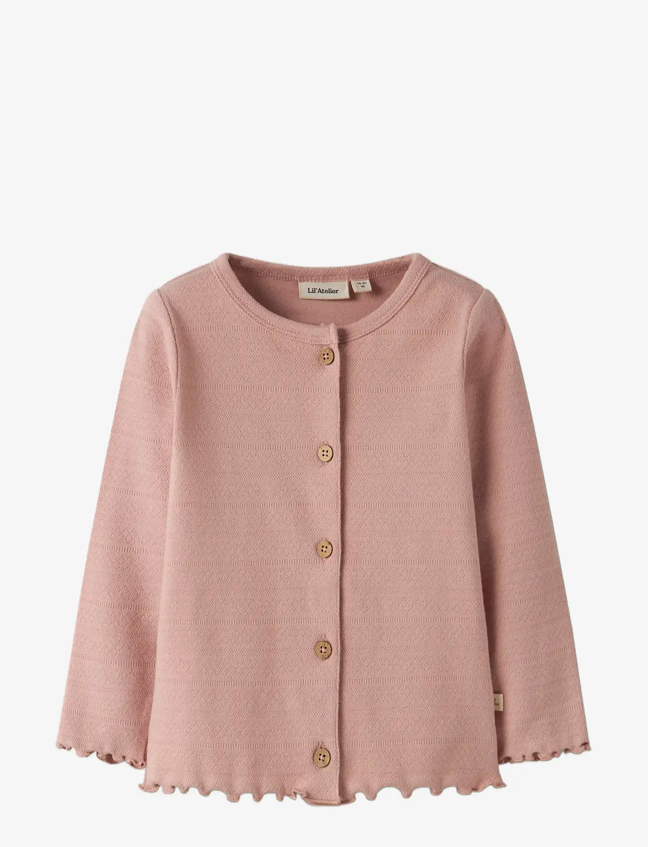 Lil'Atelier - NMFDIMIA LS SLIM CARD LIL - cardigans - misty rose - 0