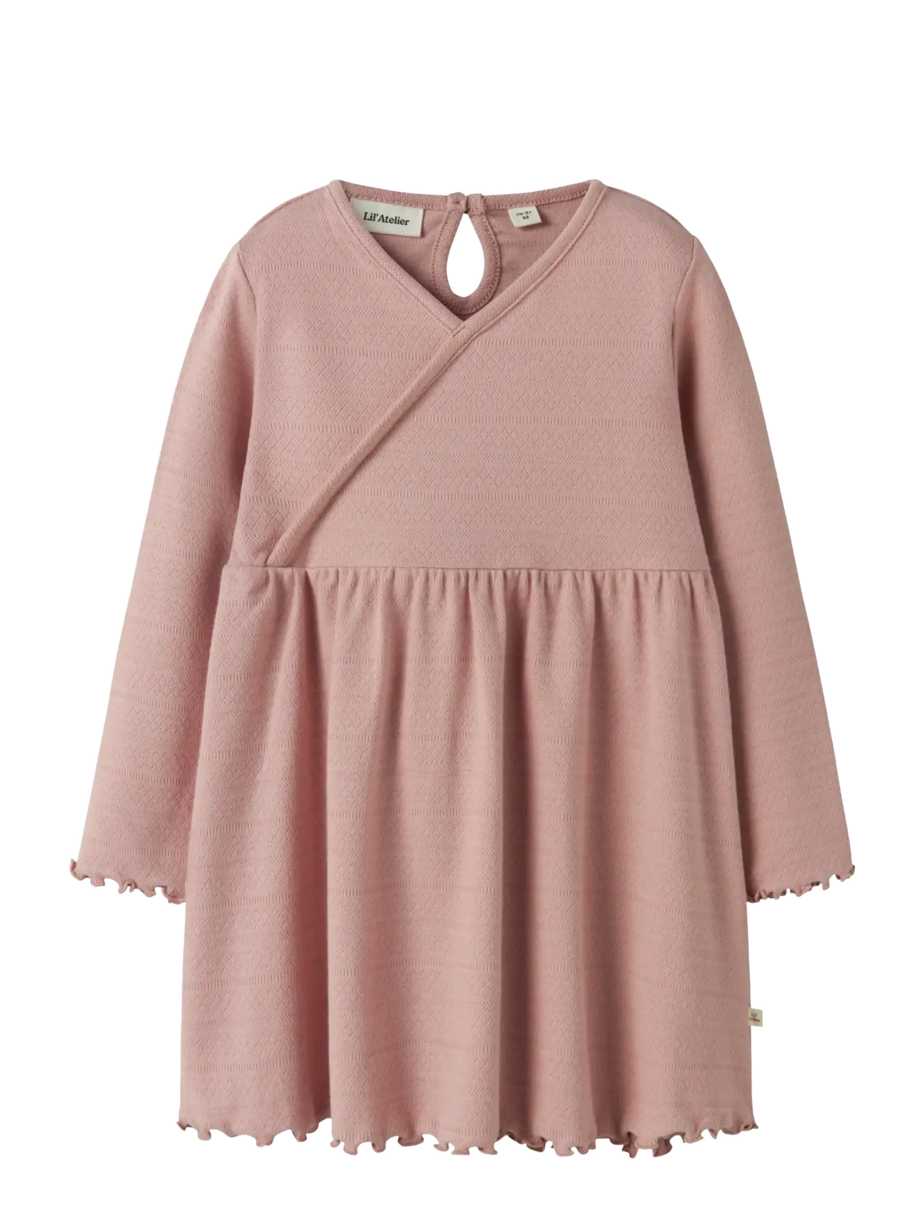 LIL'ATELIER Nmfdimia Ls Kleid Lil Pink - 116 - Kinder