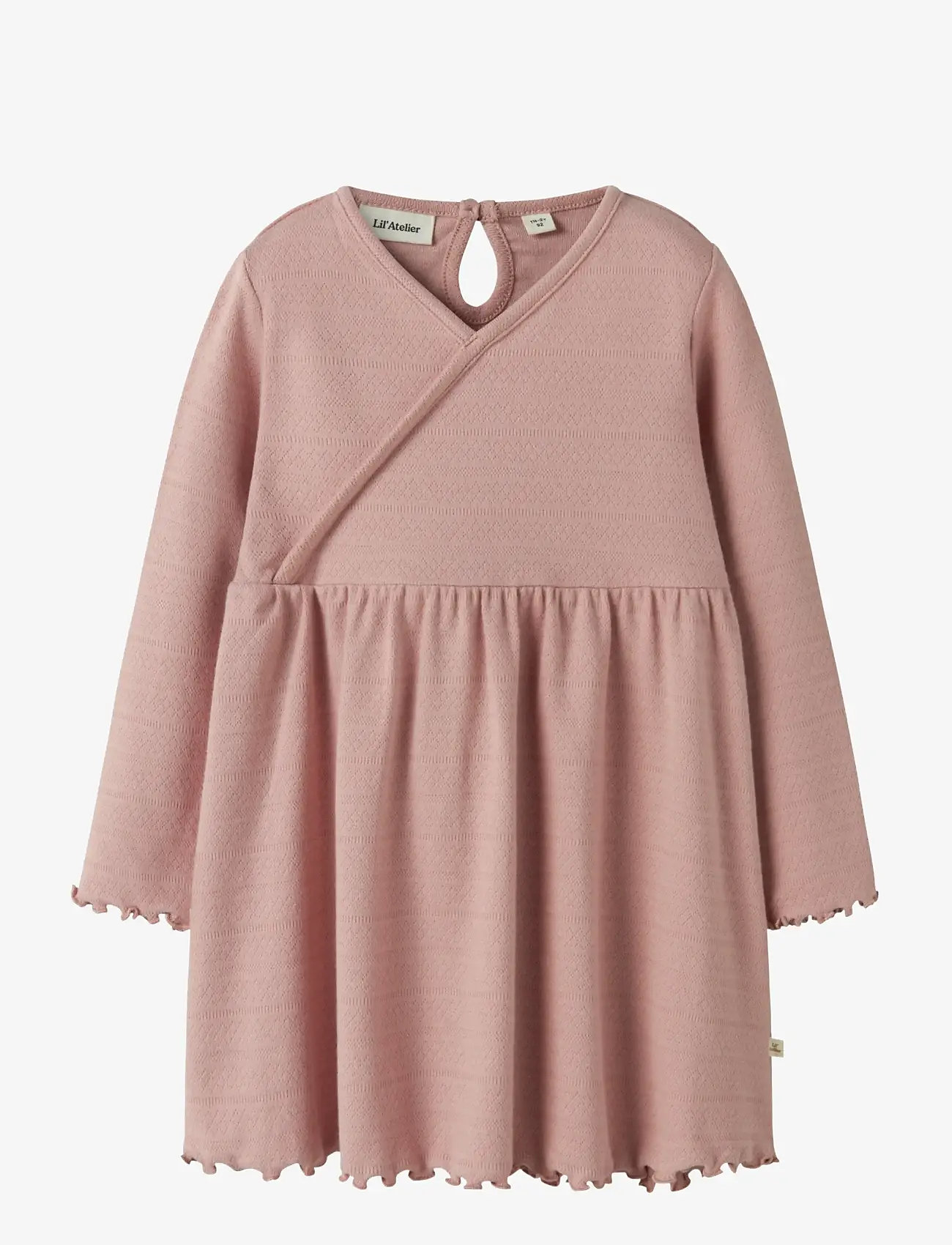 Lil'Atelier - NMFDIMIA LS DRESS LIL - langærmede babykjoler - misty rose - 1