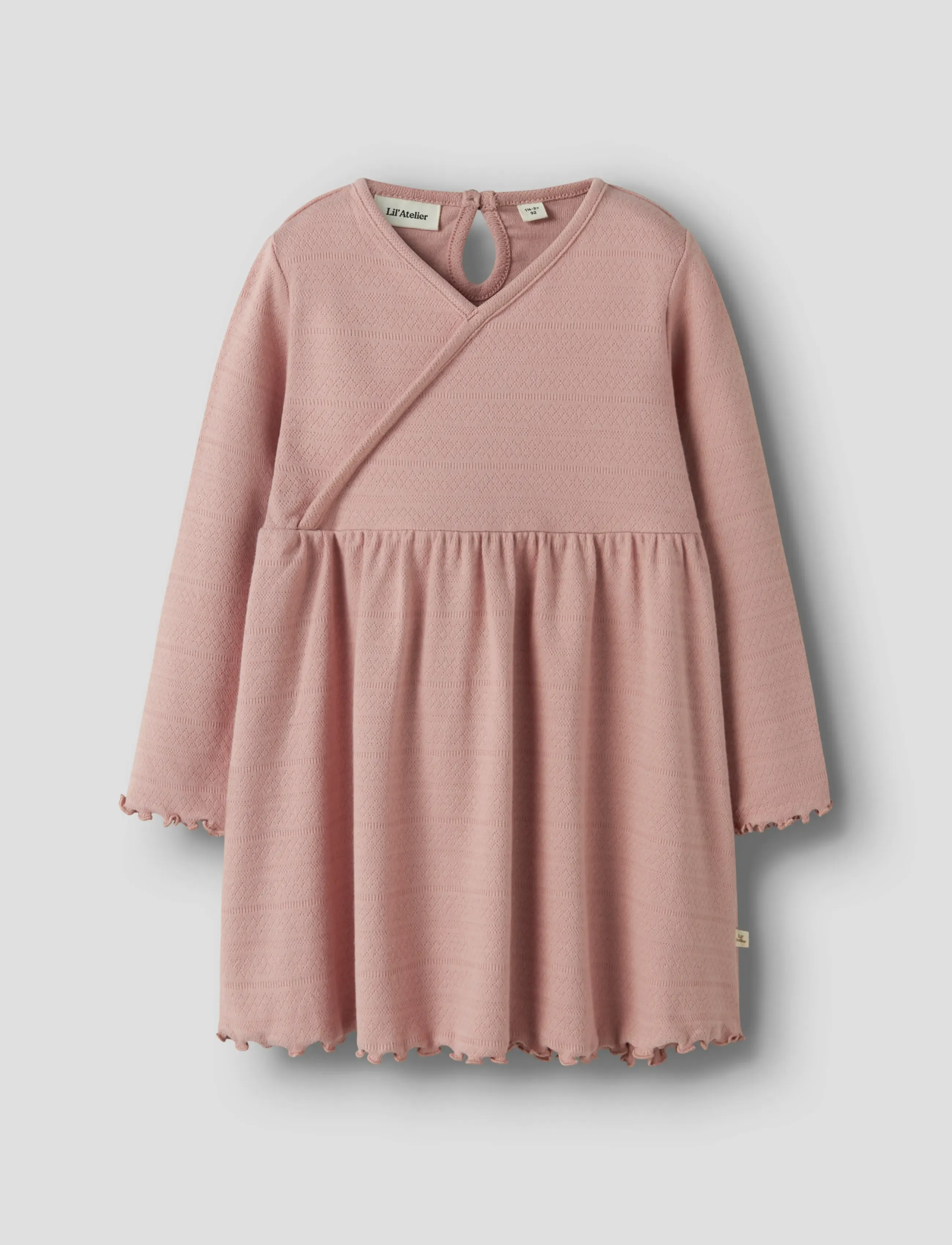 Lil'Atelier - NMFDIMIA LS DRESS LIL - langærmede babykjoler - misty rose - 3