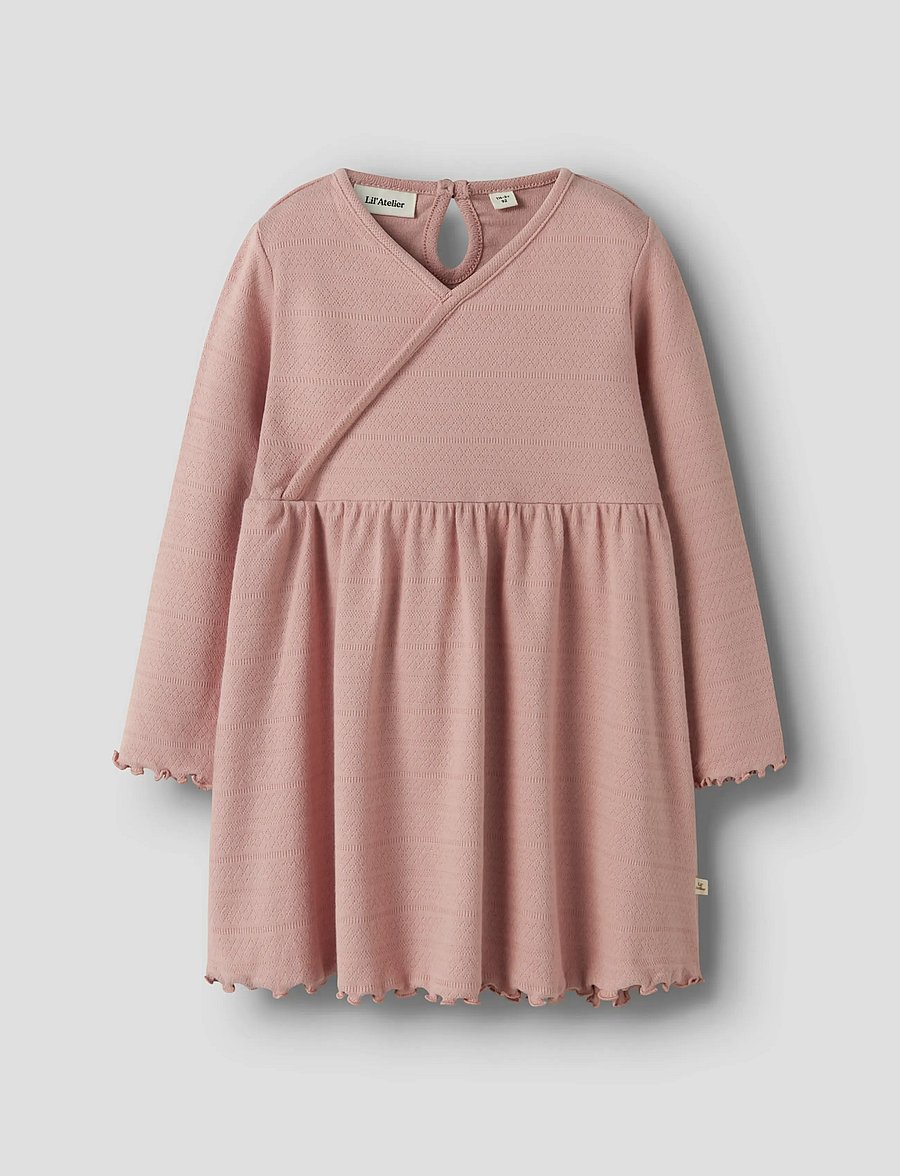 Lil'Atelier - NMFDIMIA LS DRESS LIL - langærmede babykjoler - misty rose - 3