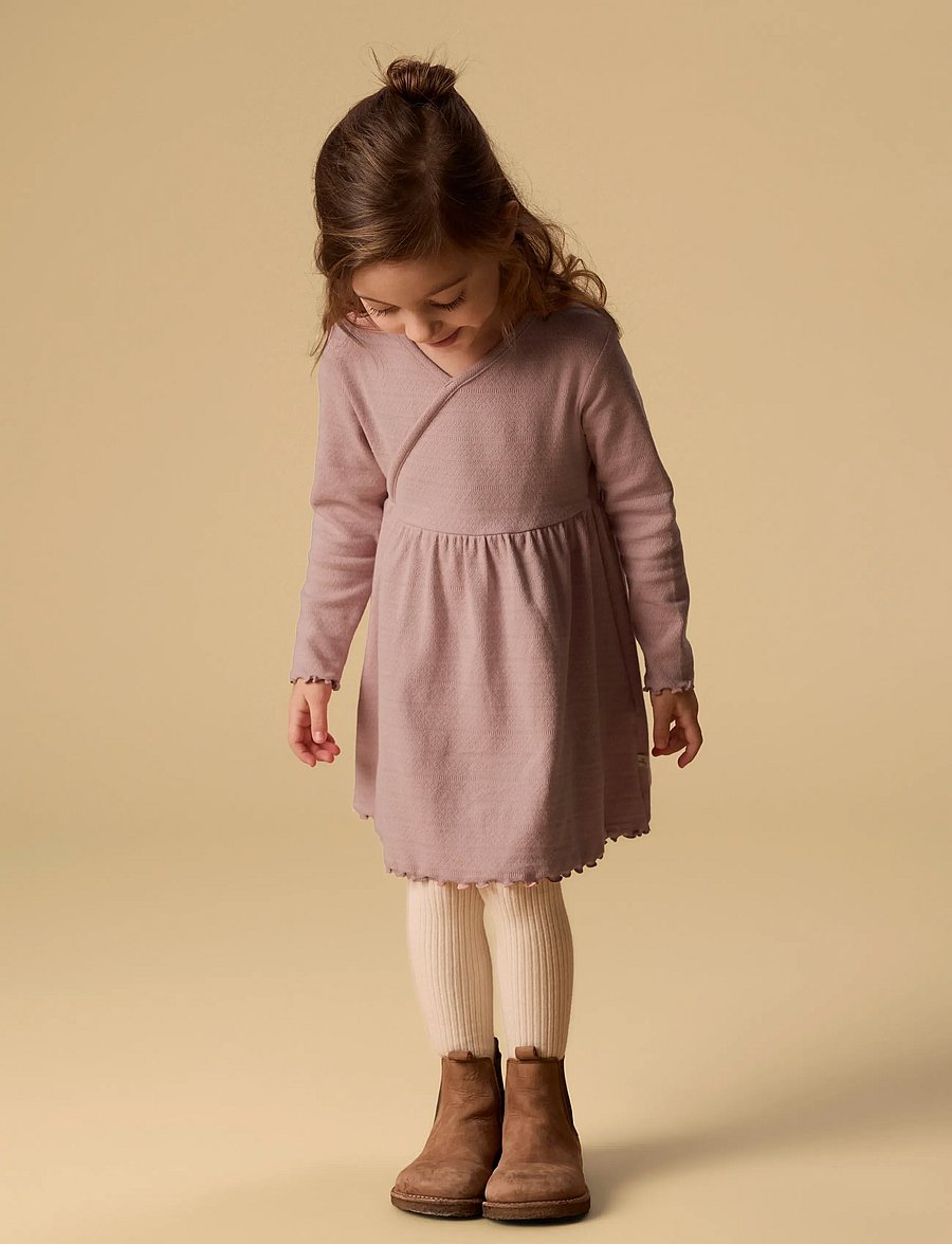 Lil'Atelier - NMFDIMIA LS DRESS LIL - langærmede babykjoler - misty rose - 4