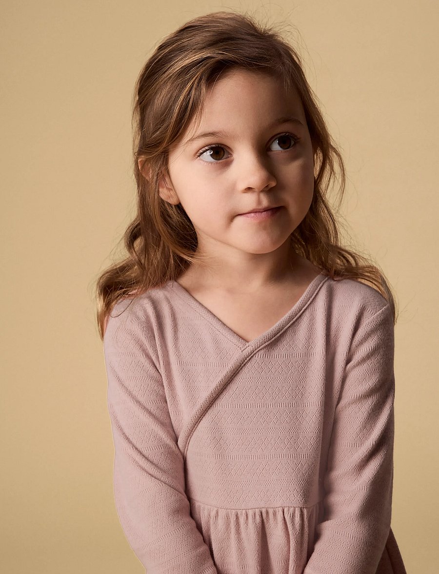 Lil'Atelier - NMFDIMIA LS DRESS LIL - langærmede babykjoler - misty rose - 5