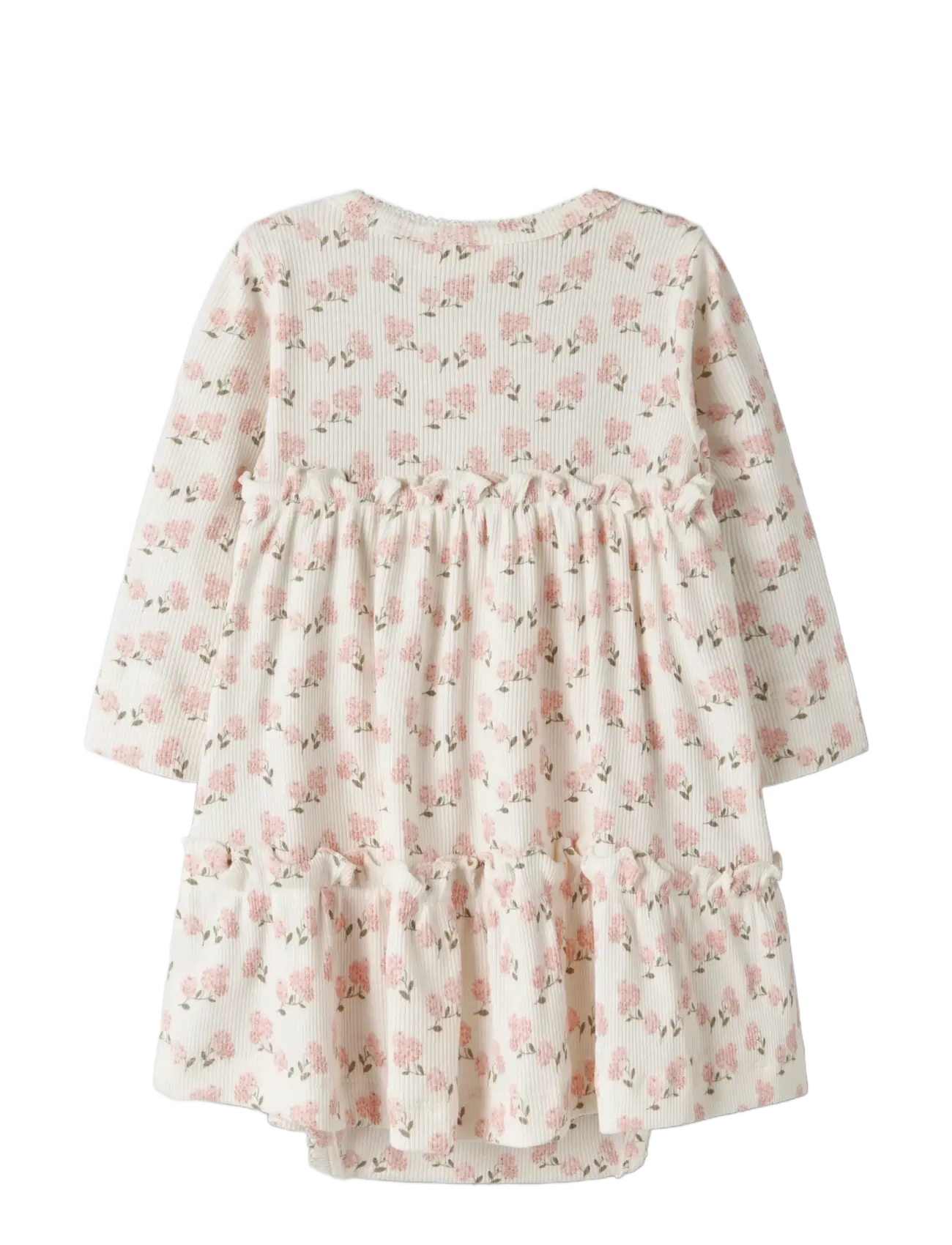 Lil'Atelier - NBFGAGO SUM LS BODY DRESS LIL - pikkade varrukatega beebi kleidid - coconut milk - 1