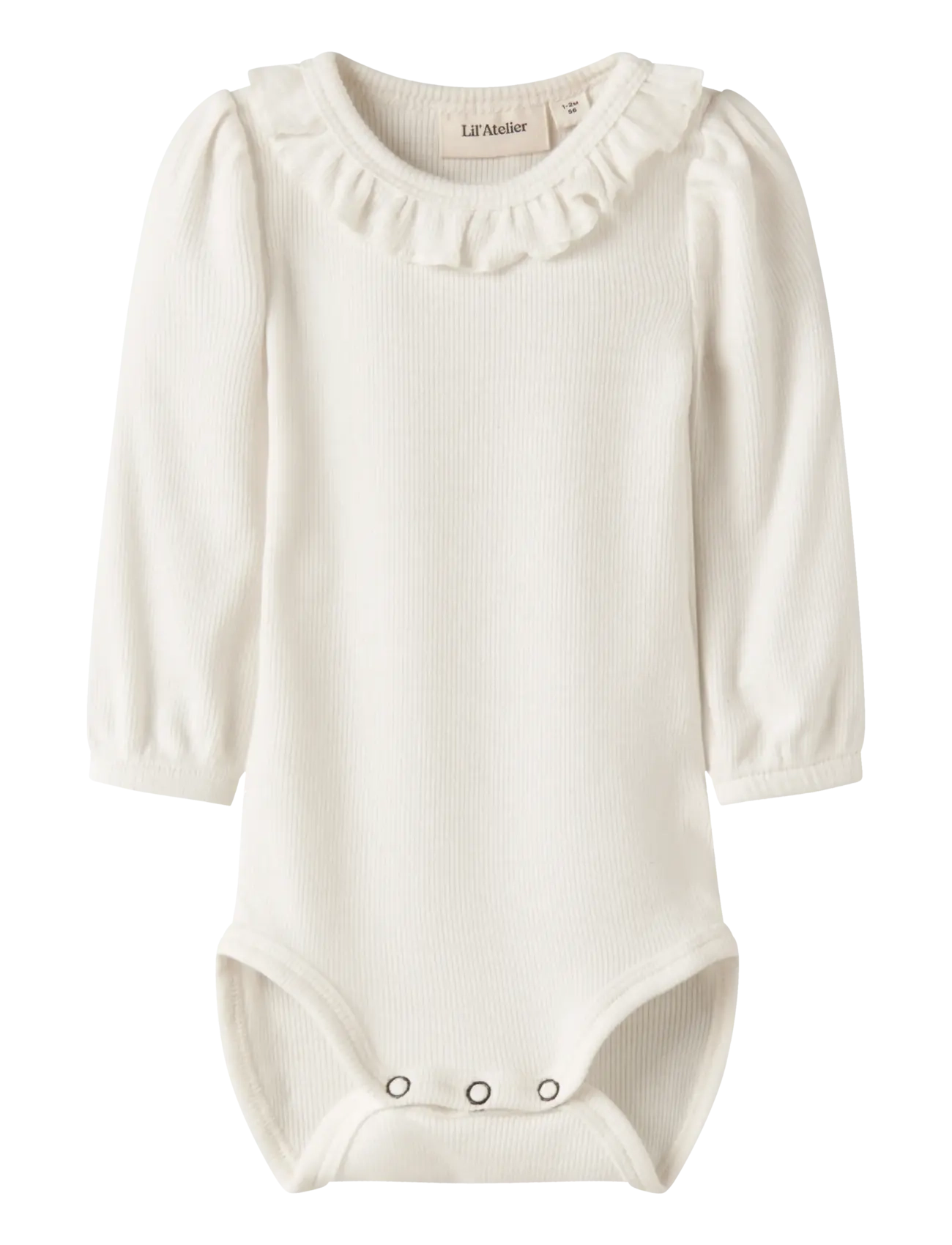 Lil'Atelier NBFFRIJO LS SLIM BODY LIL - Strampler - COCONUT MILK / cream