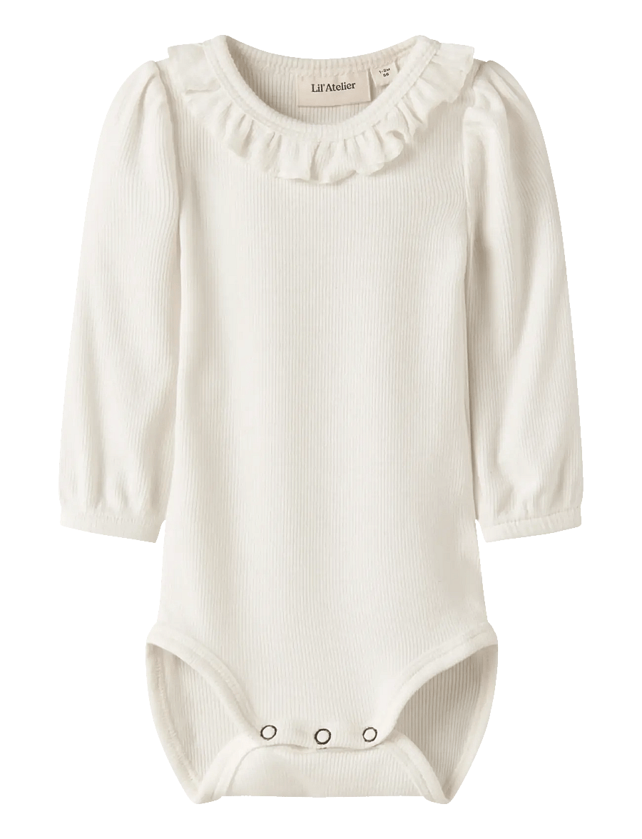 Lil'Atelier - NBFFRIJO LS SLIM BODY LIL - langärmelig - coconut milk - 0