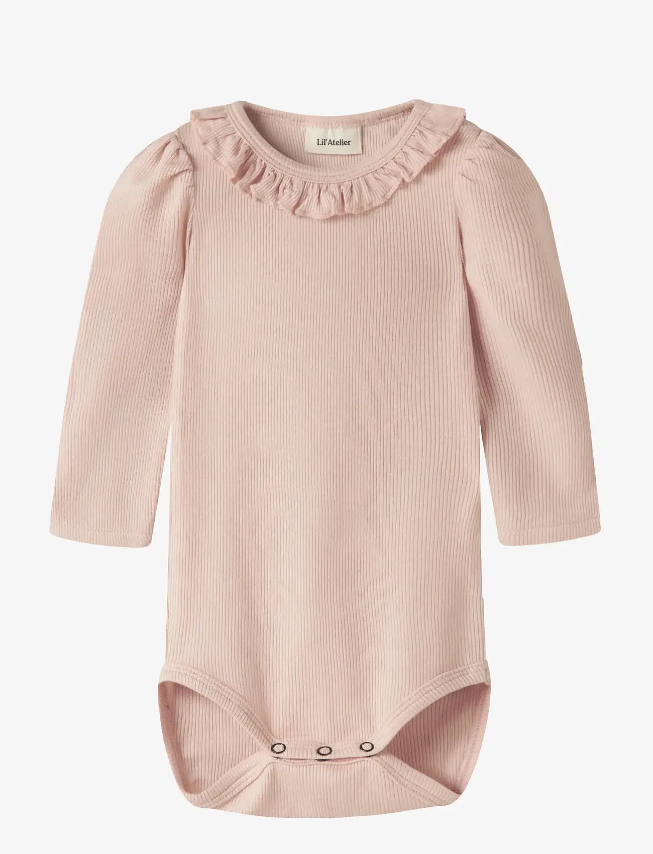 Lil'Atelier - NBFFRIJO LS SLIM BODY LIL - langærmede heldragter - peach whip - 0
